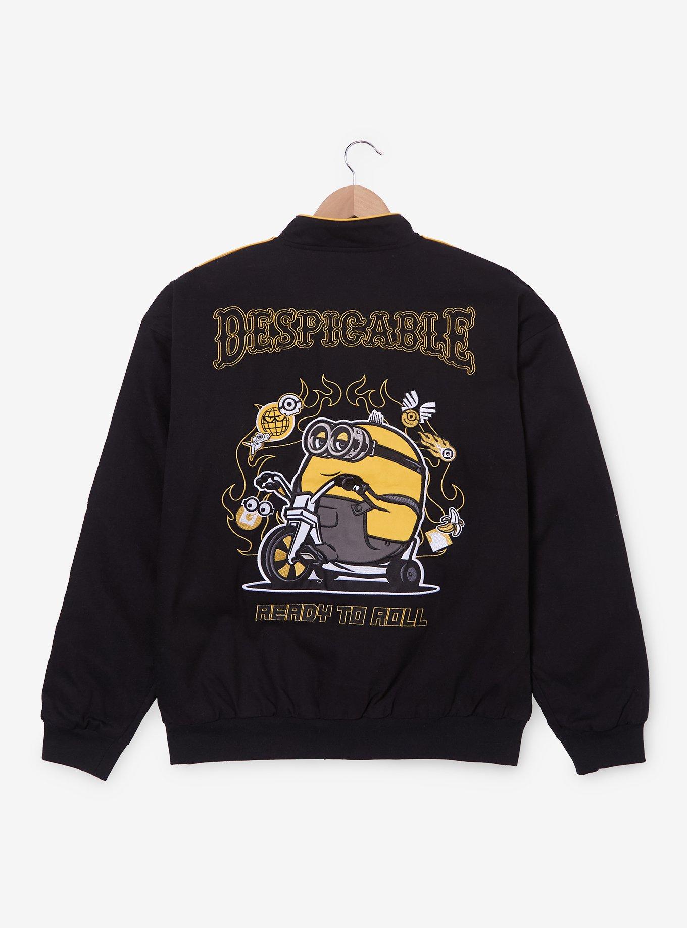 Minions Gru's Minion Crew Moto Jacket &mdash; BoxLunch Exclusive, , hi-res