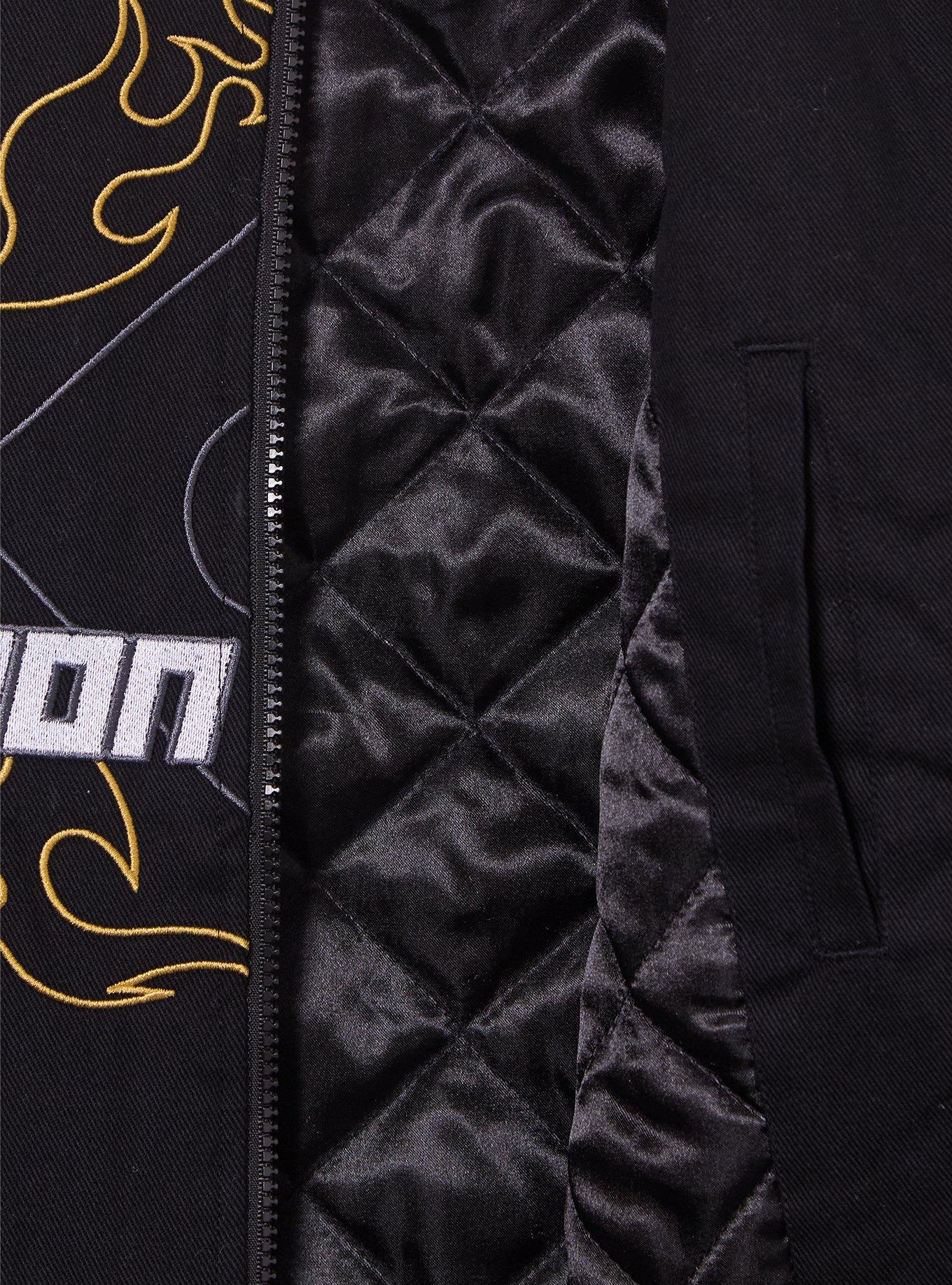 Minions Gru's Minion Crew Moto Jacket &mdash; BoxLunch Exclusive, BLACK, alternate