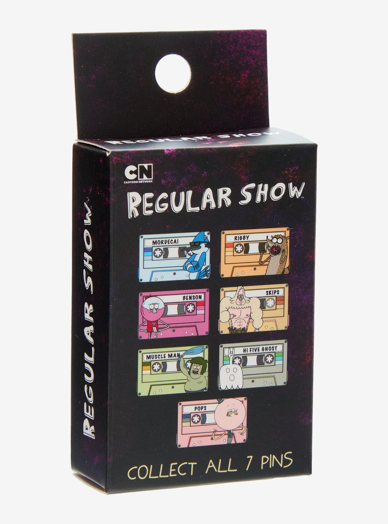 Regular Show Character Cassette Blind Box Enamel Pin Hot Topic Exclusive, , hi-res