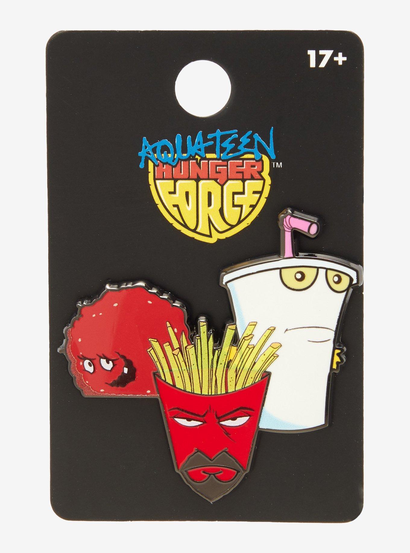 Aqua Teen Hunger Force Trio Enamel Pin, , hi-res