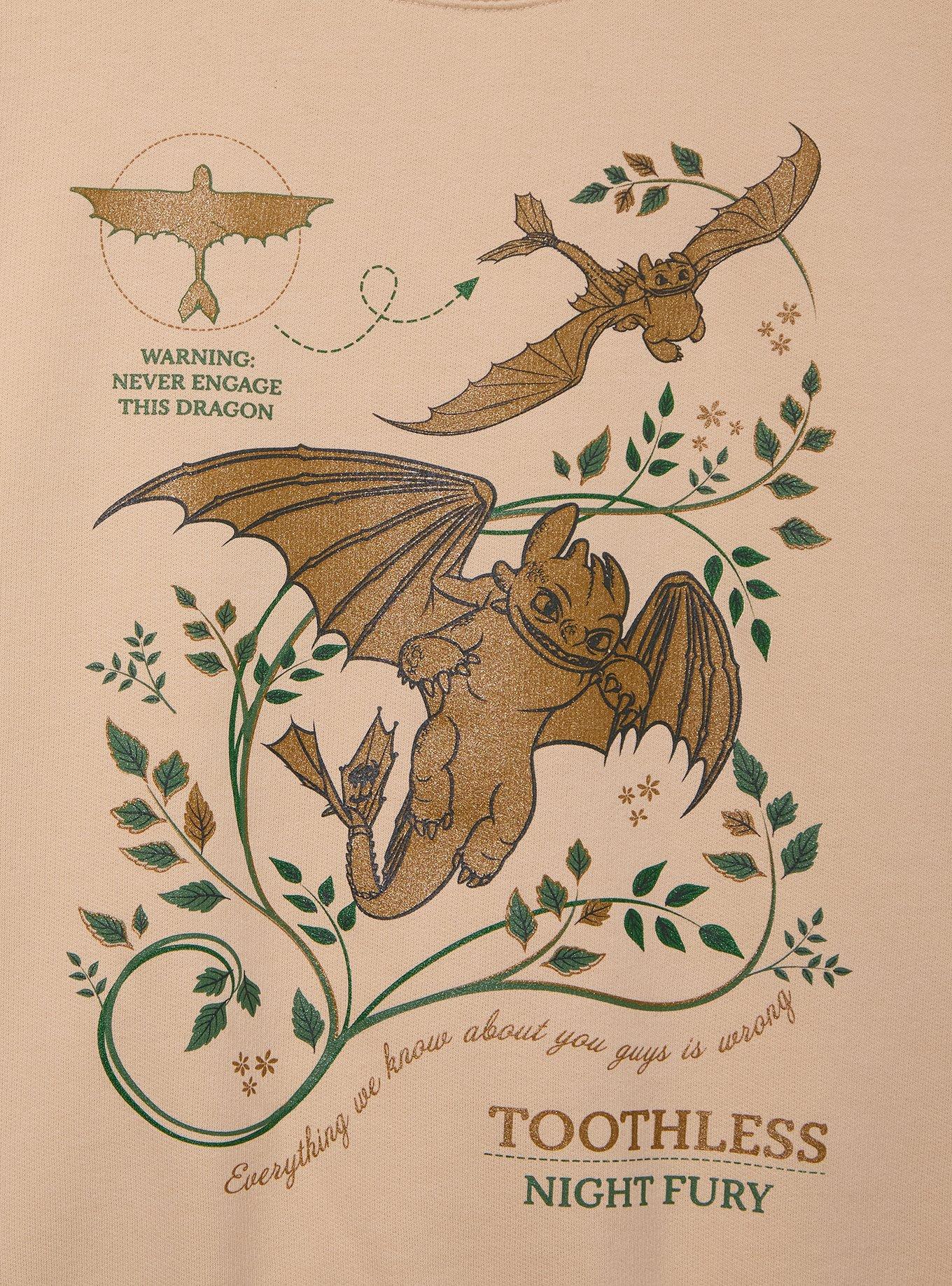 DreamWorks How To Train Your Dragon Flying Toothless Crewneck - BoxLunch Exclusive