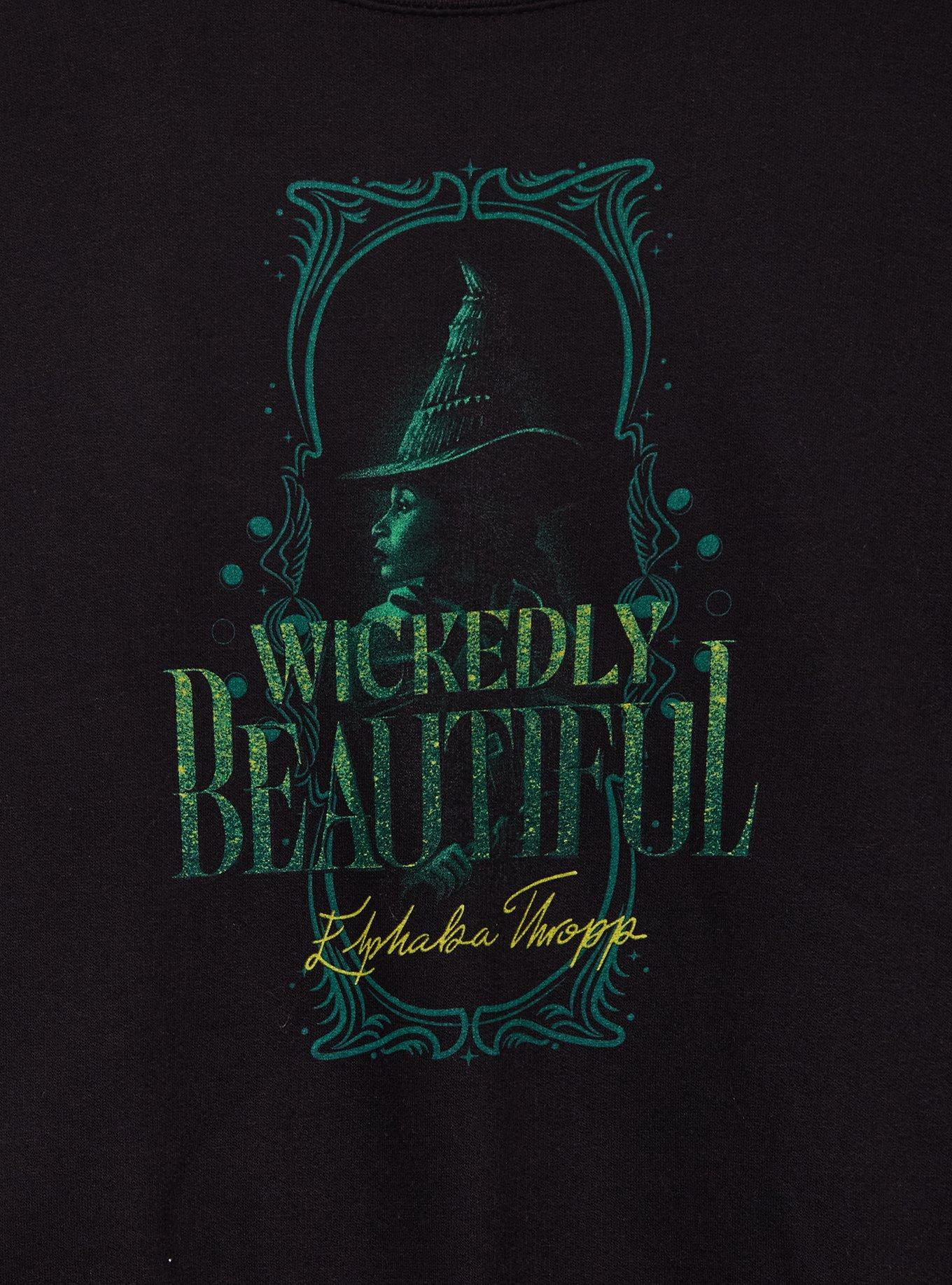 Wicked Elphaba Wickedly Beautiful Crewneck - BoxLunch Exclusive, , hi-res