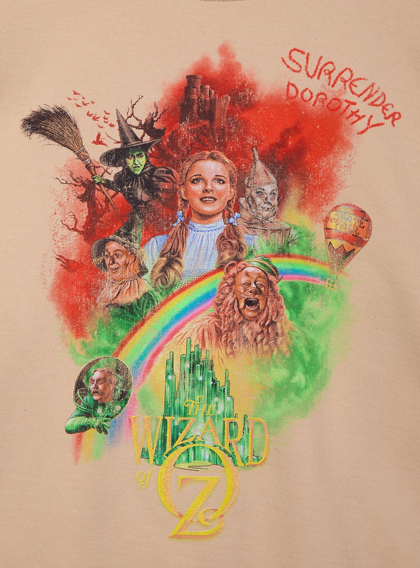The Wizard of Oz Film Poster Crewneck - BoxLunch Exclusive, , hi-res
