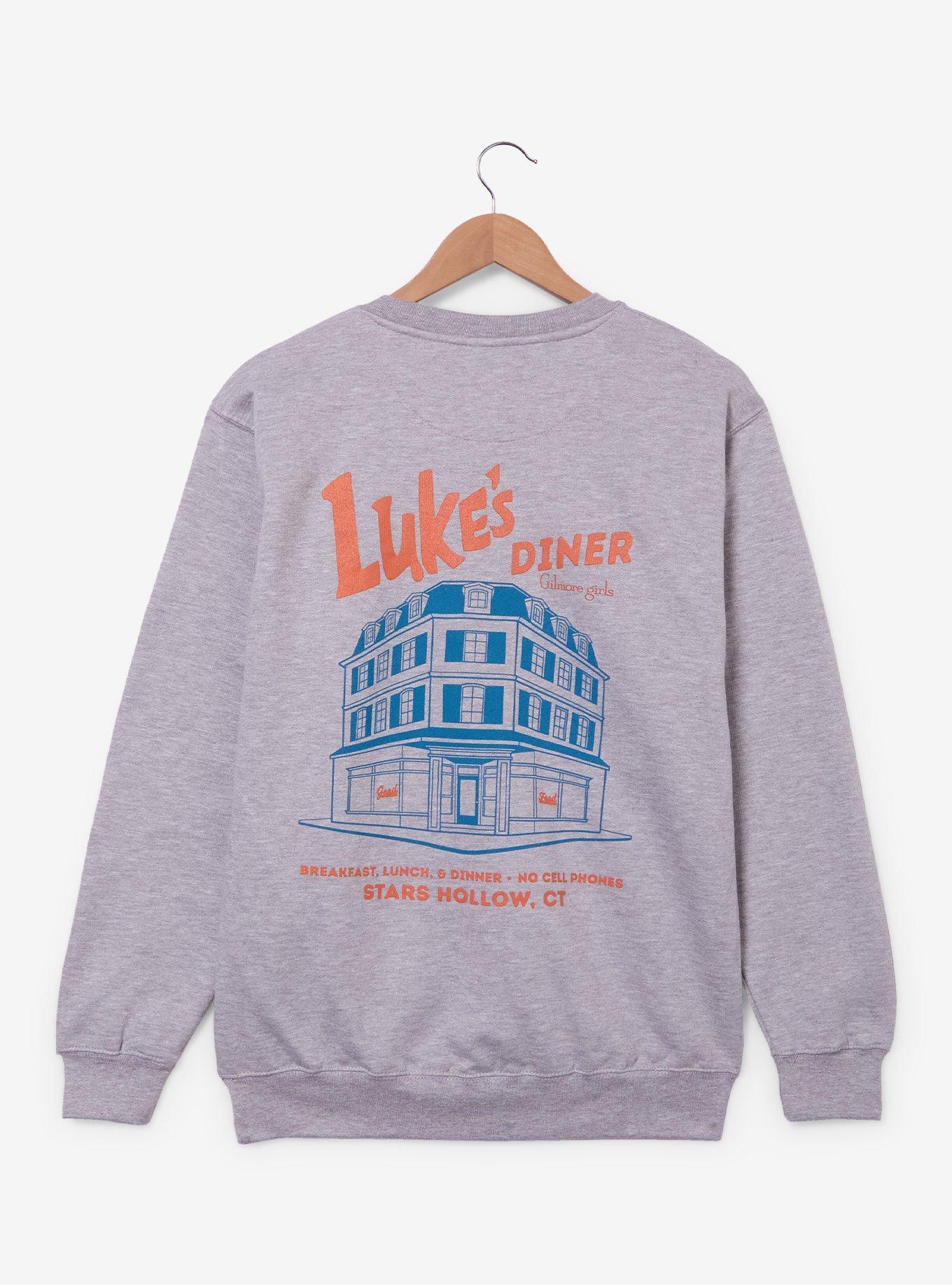 Gilmore Girls Luke's Diner Logo Women's Crewneck - BoxLunch Exclusive, , hi-res