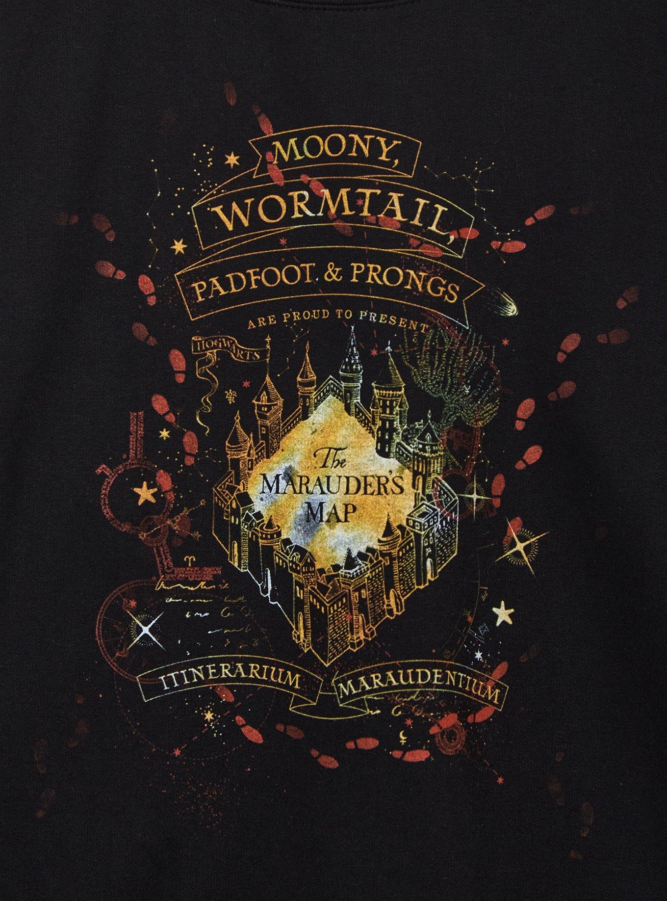 Harry Potter Marauder's Map Women's Crewneck — BoxLunch Exclusive, , hi-res