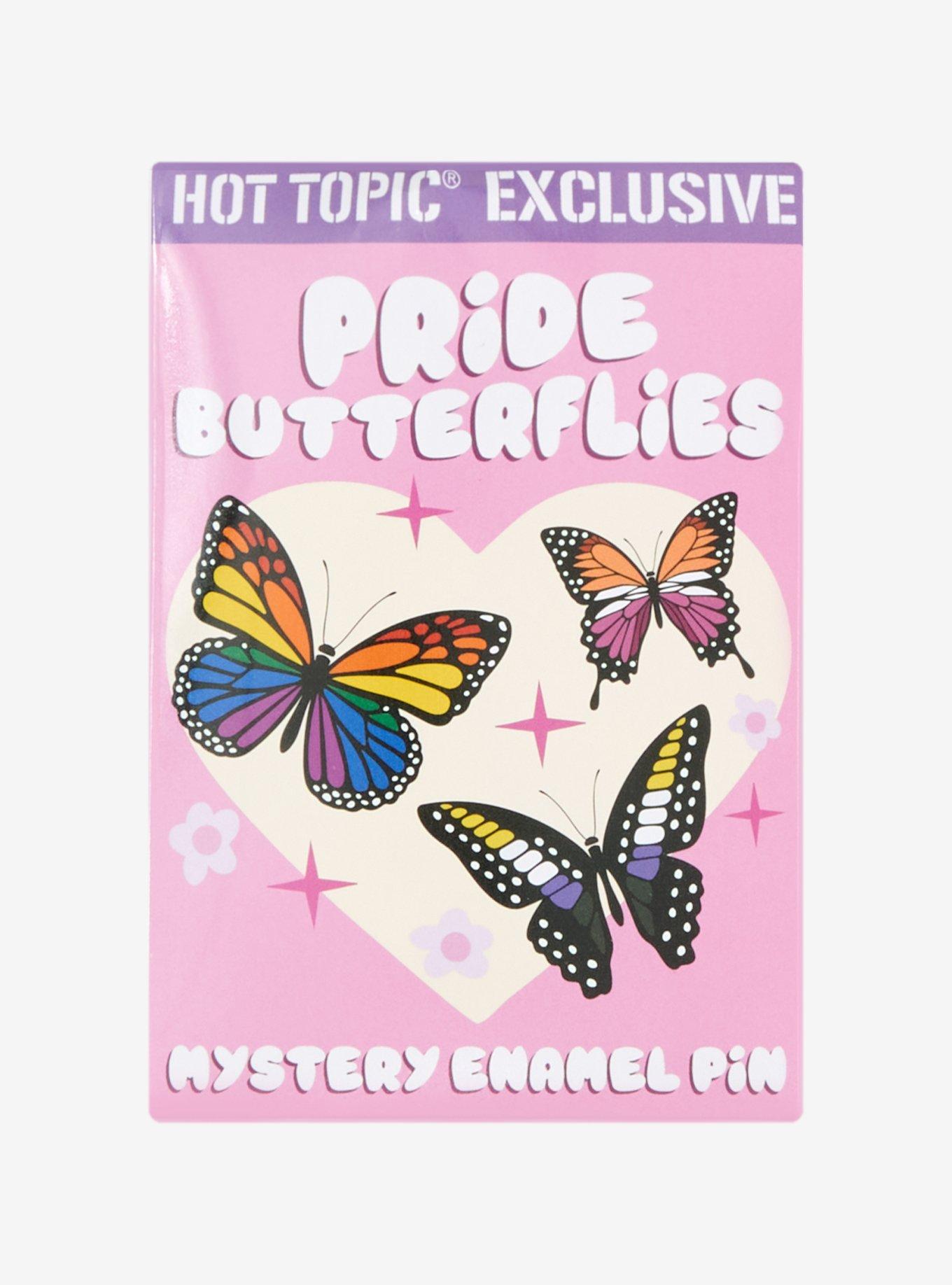 Pride Butterflies Blind Bag Enamel Pin Hot Topic Exclusive, , hi-res