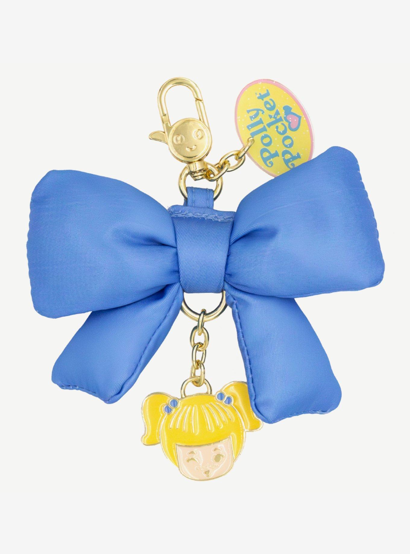 Polly Pocket x Whatever! Makes You Happy Puffy Bow Blind Bag Keychain, , alternate