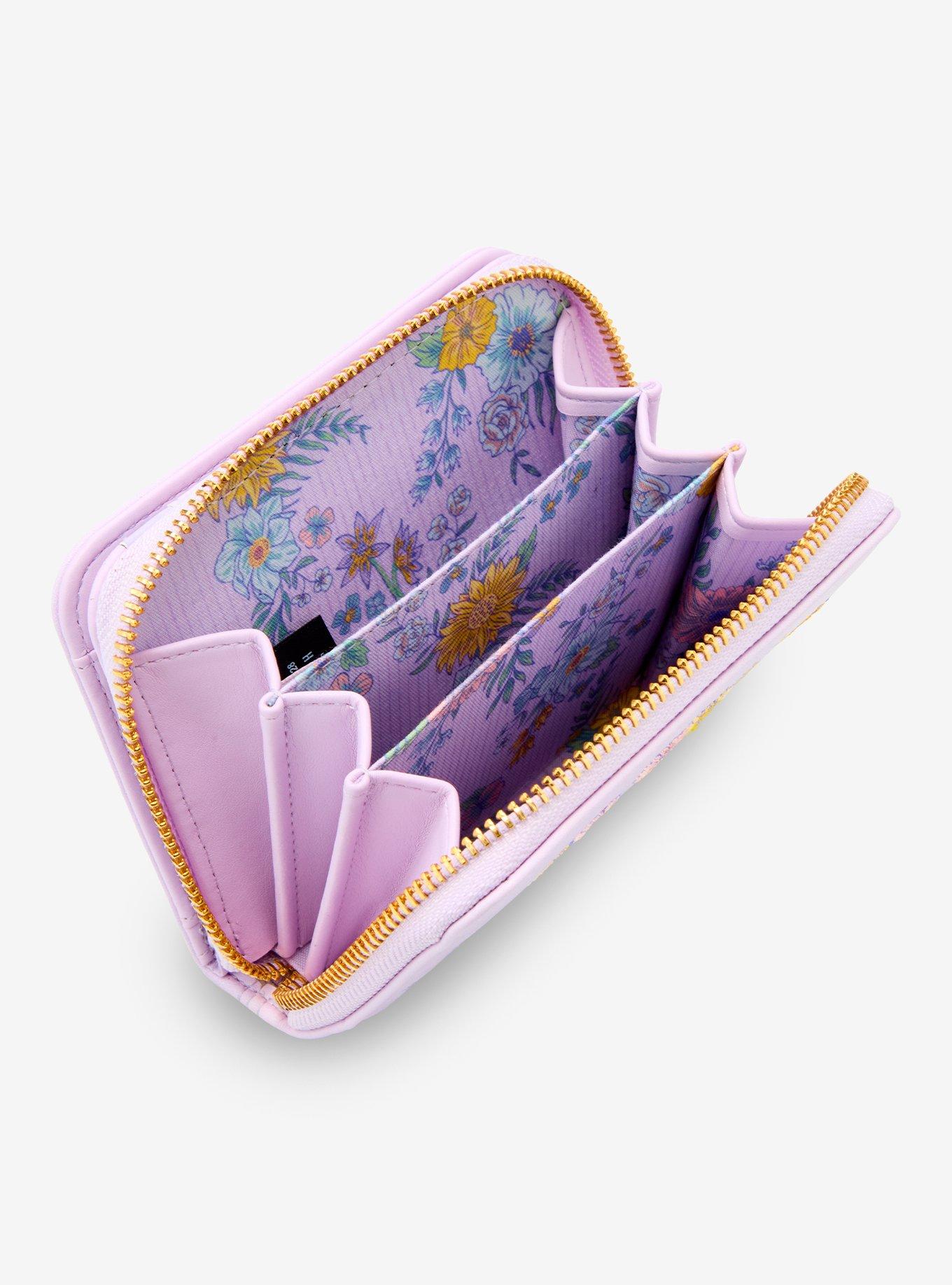 Disney Tangled Rapunzel & Maximus Floral Zip Wallet &mdash; BoxLunch Exclusive, , alternate
