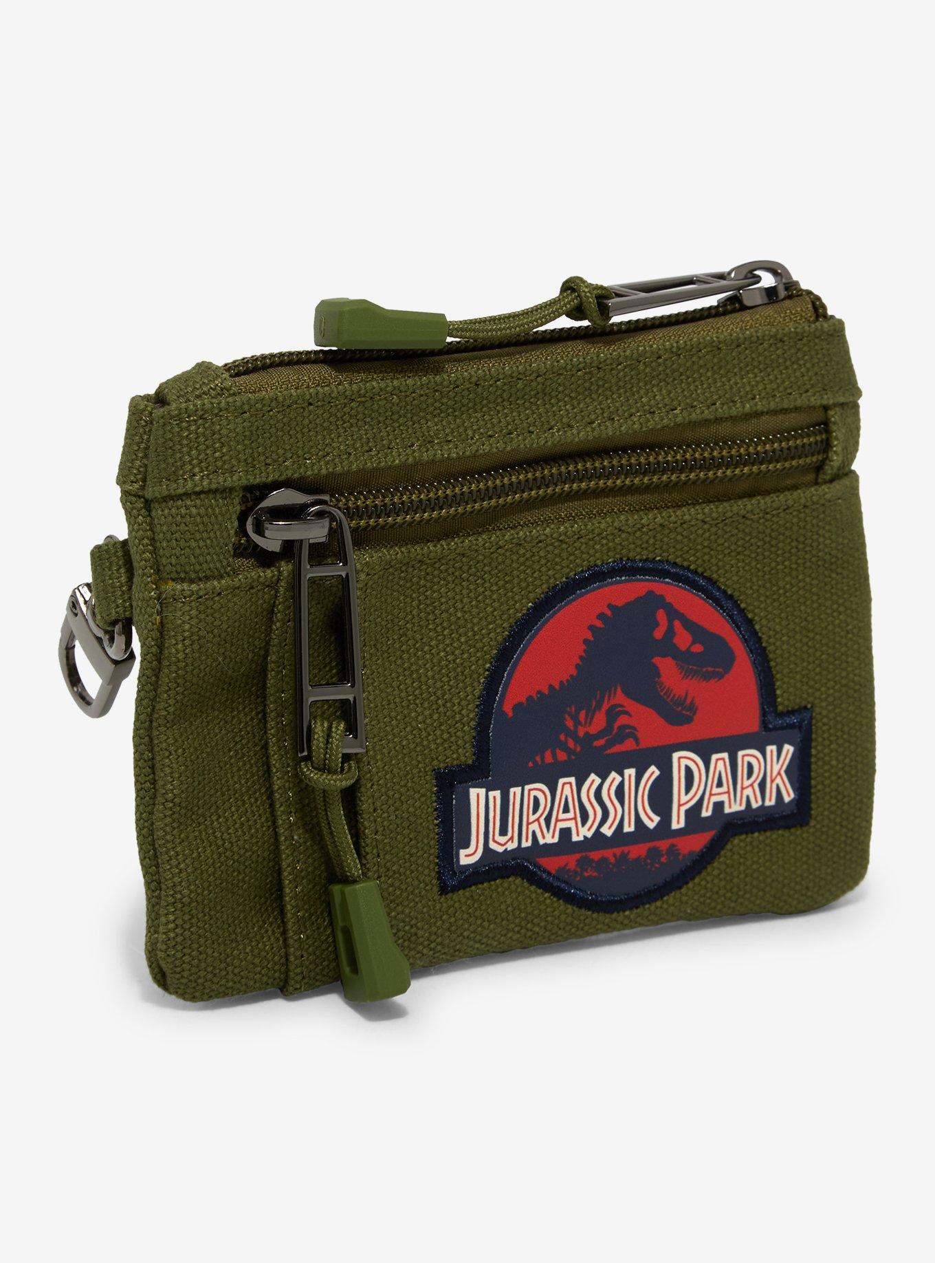 Jurassic Park Patches Canvas Cardholder - BoxLunch Exclusive, , hi-res