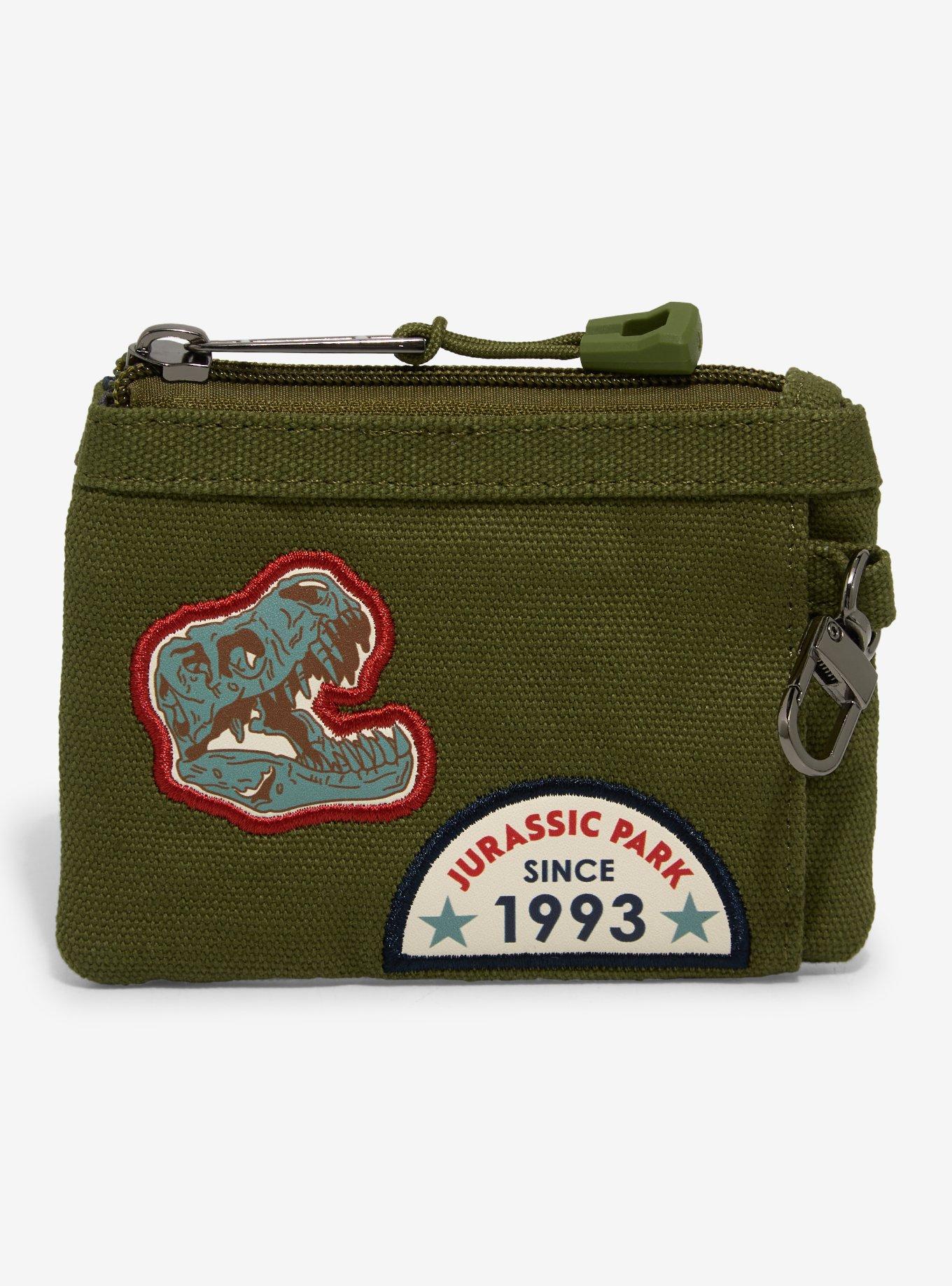 Jurassic Park Patches Canvas Cardholder - BoxLunch Exclusive, , alternate