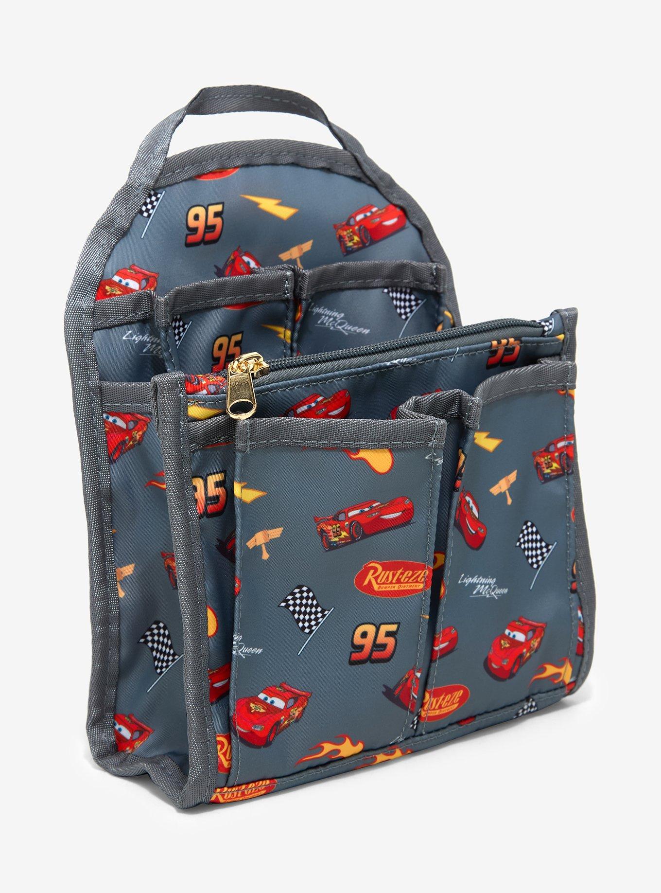 Disney Pixar Cars Lightning McQueen Allover Print Mini Backpack Organizer - BoxLunch Exclusive, , hi-res