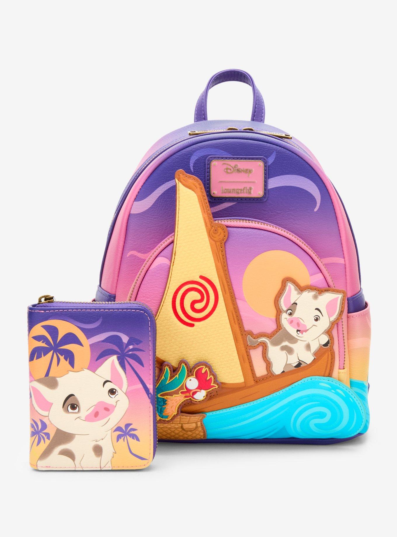 Loungefly Disney Moana Pua & Hei Hei Boat Mini Backpack - BoxLunch Exclusive, , alternate