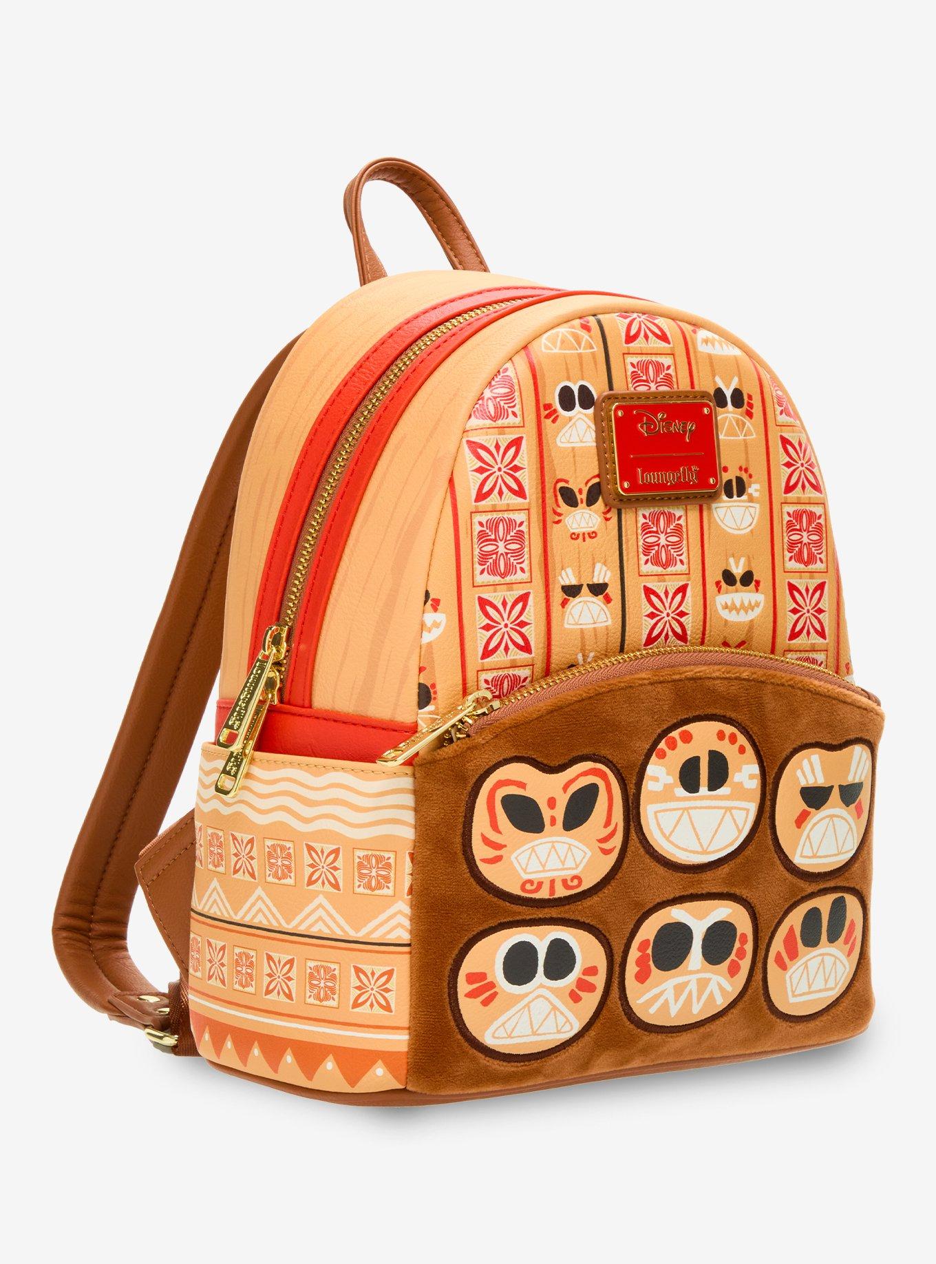 Loungefly Disney Moana Kakamora Allover Print Mini Backpack - BoxLunch Exclusive, , hi-res