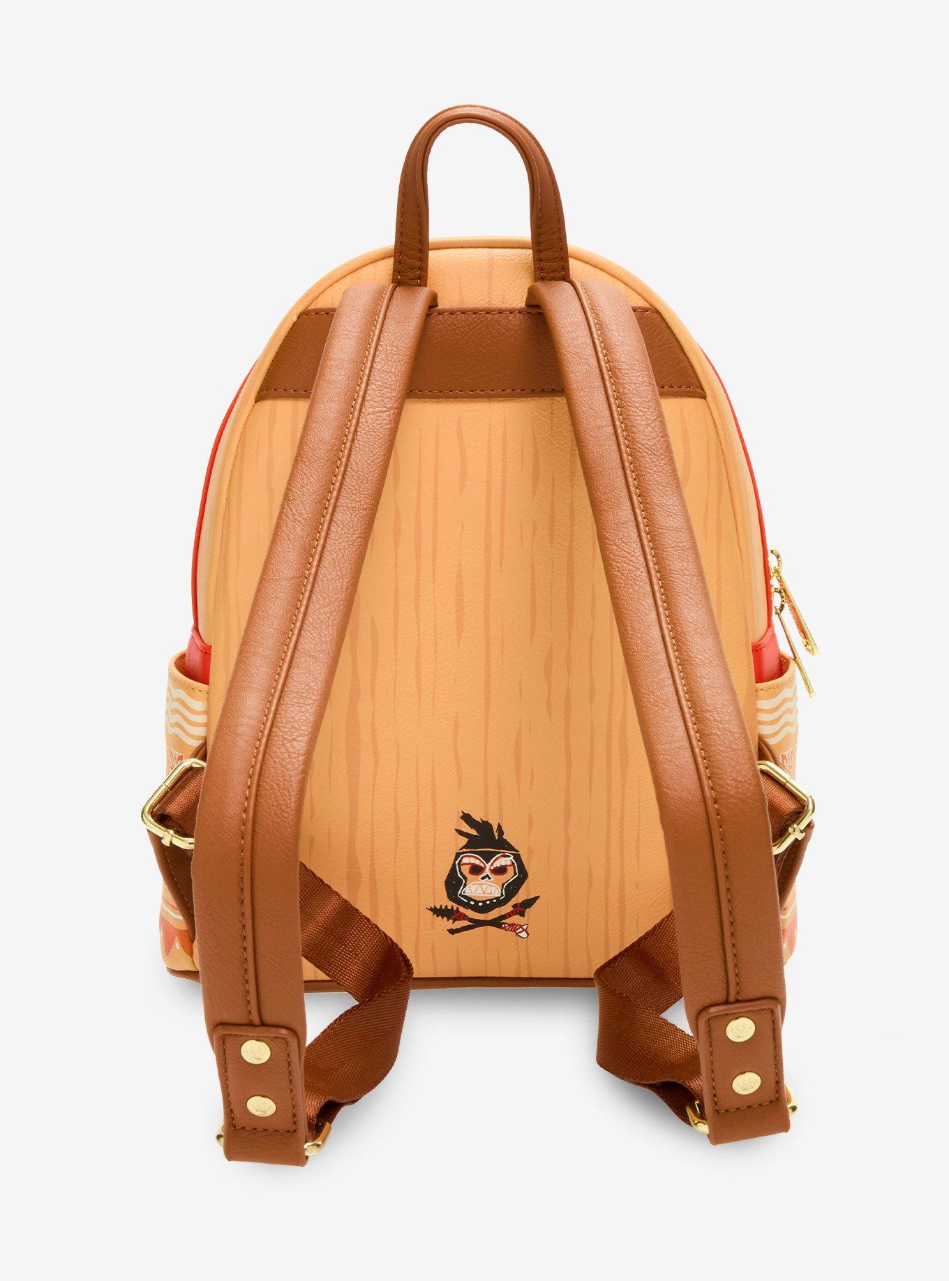 Loungefly Disney Moana Kakamora Allover Print Mini Backpack - BoxLunch Exclusive, , alternate