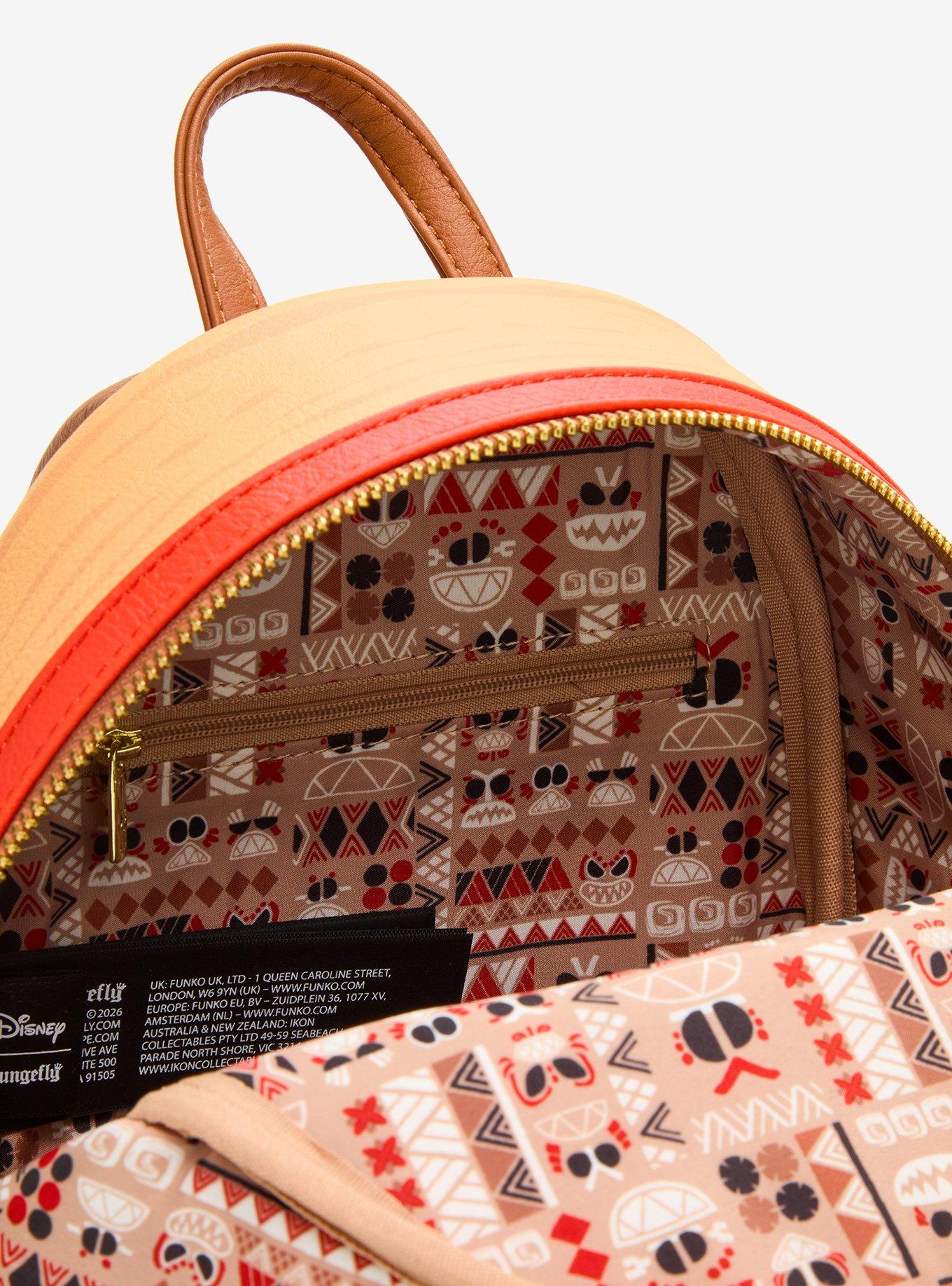 Loungefly Disney Moana Kakamora Allover Print Mini Backpack - BoxLunch Exclusive, , alternate