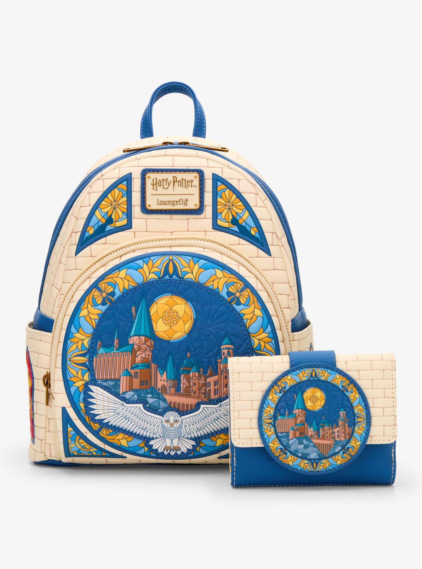 Loungefly Harry Potter Hedwig Hogwarts Stained Glass Mini Backpack &mdash; BoxLunch Exclusive, , alternate