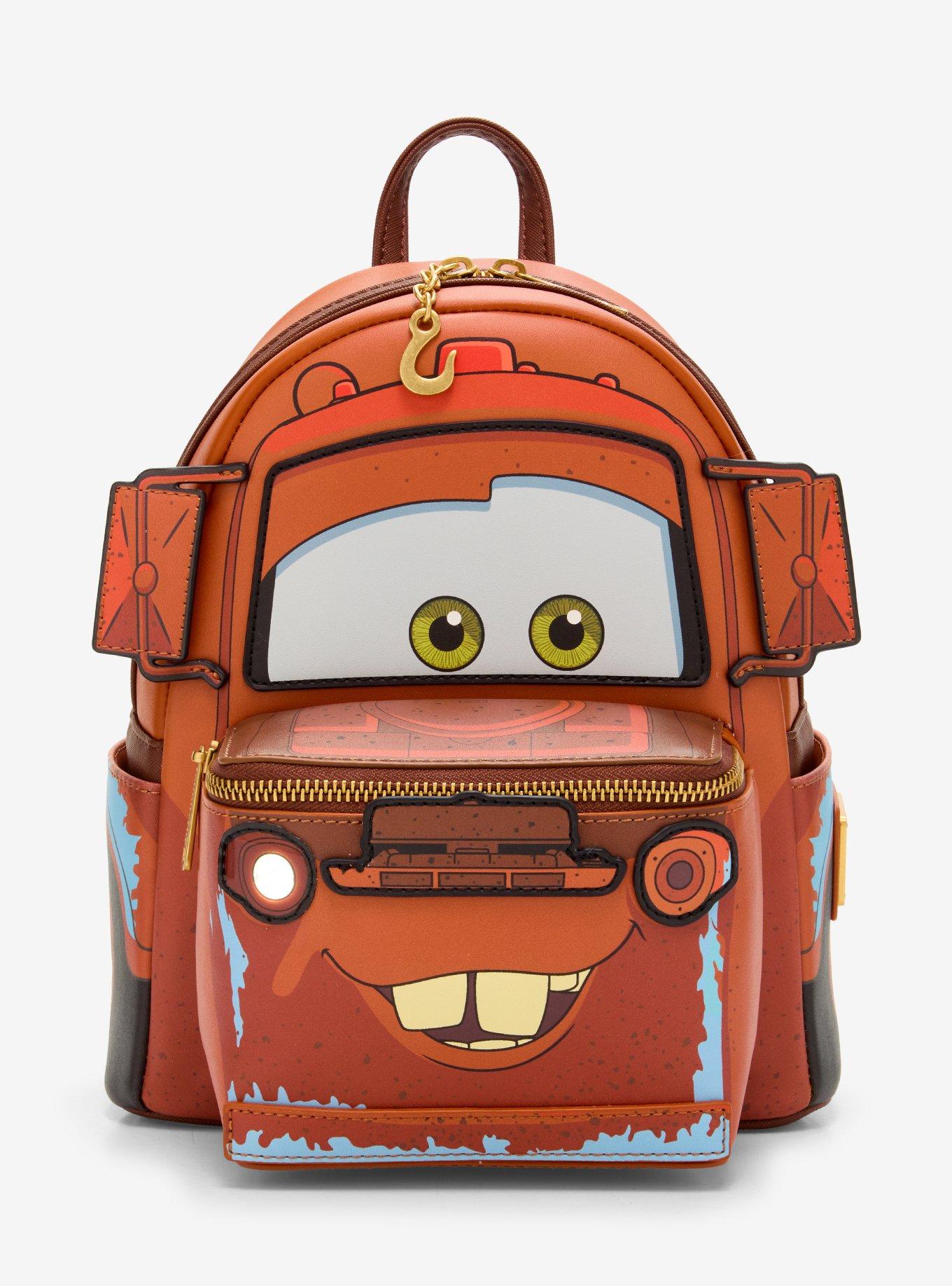 Loungefly Disney Pixar Cars Figural Mater Light-Up Mini Backpack - BoxLunch Exclusive, , hi-res
