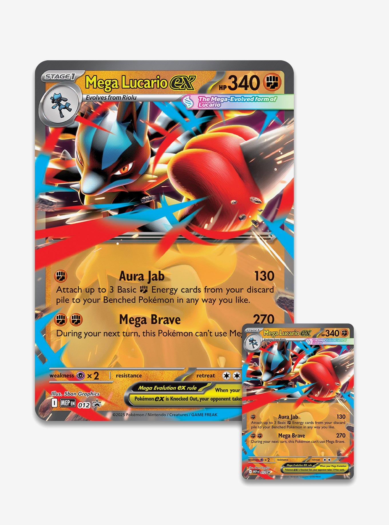 Pokémon TCG: Mega Lucario Ex Figure Collection, , alternate