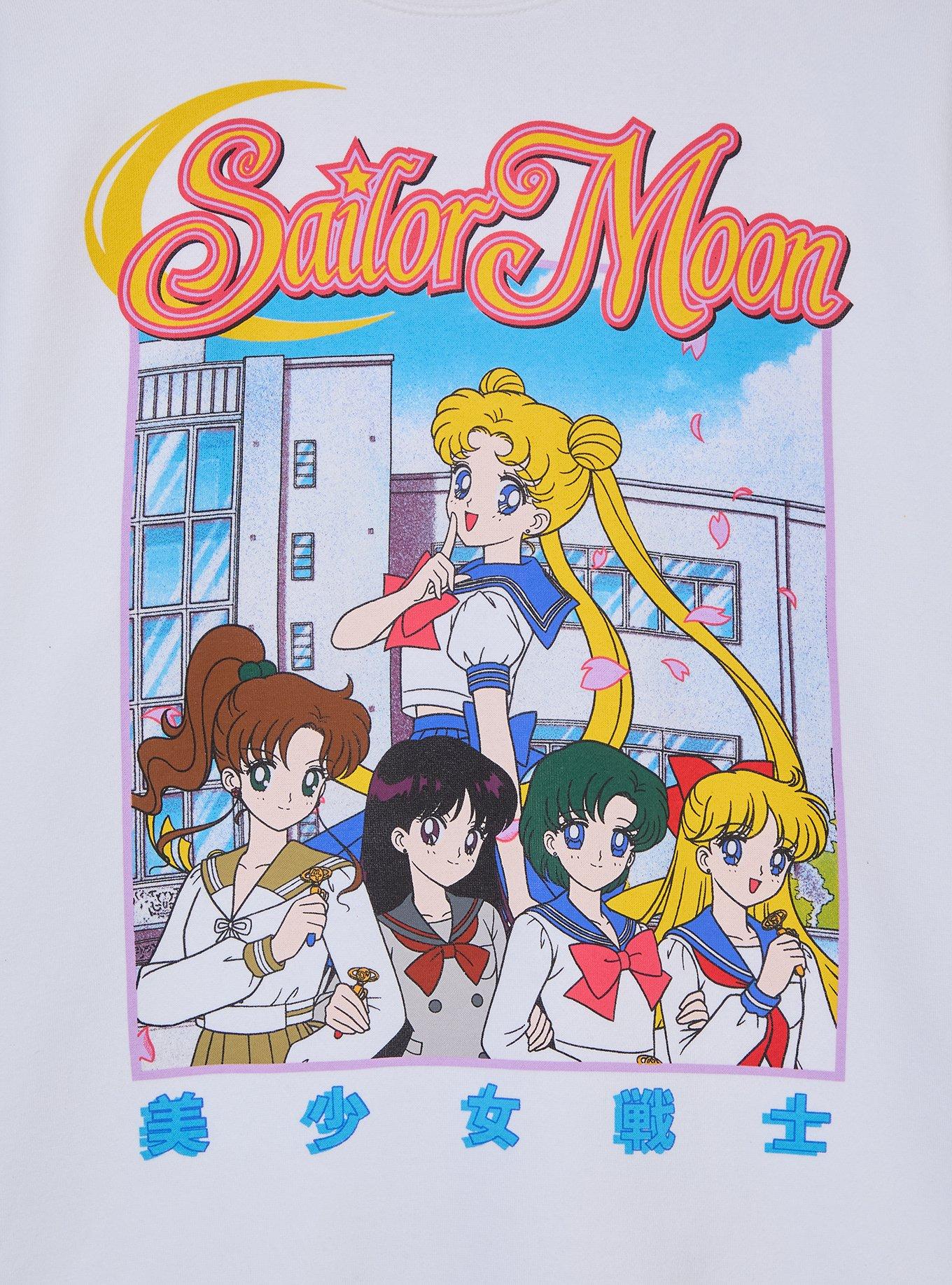 Sailor Moon Group Crewneck &mdash; BoxLunch Exclusive, , hi-res