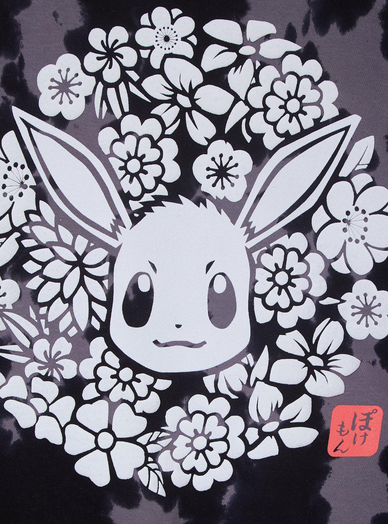 Pok&eacute;mon Eevee Floral Crewneck &mdash; BoxLunch Exclusive, , hi-res