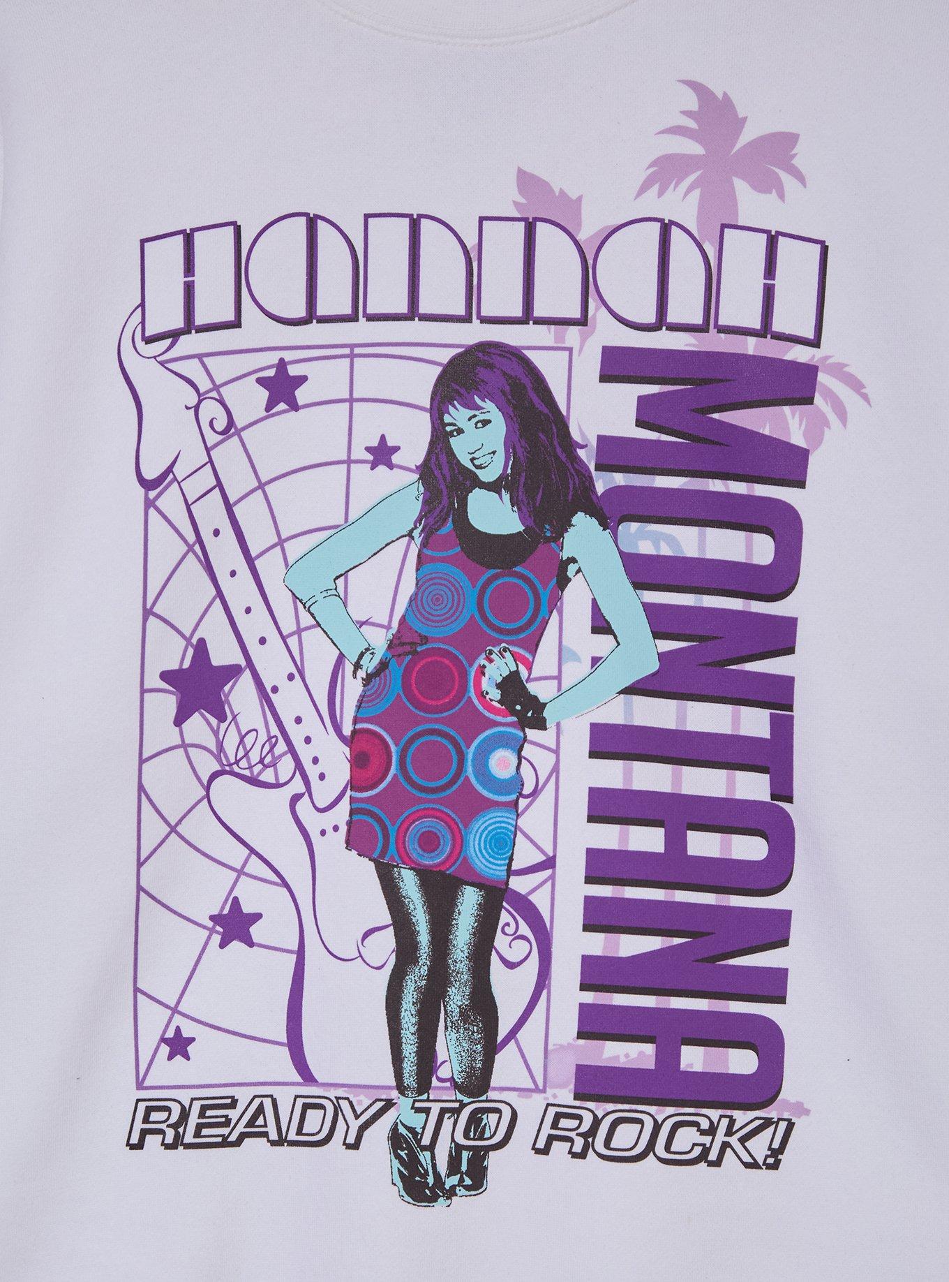 Disney Hannah Montana Tonal Portrait Crewneck - BoxLunch Exclusive, , hi-res