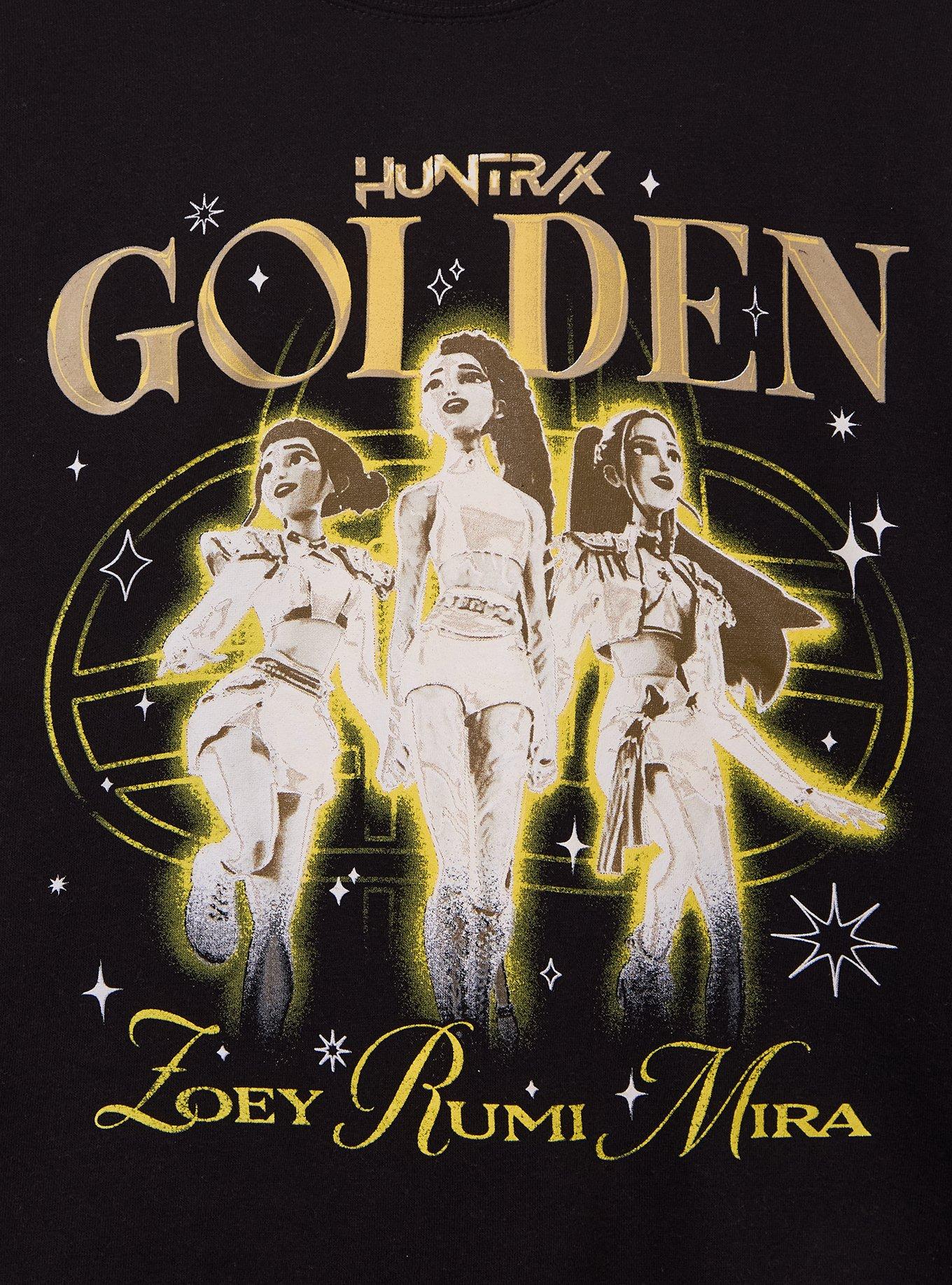 KPop Demon Hunters HUNTR/X Golden Women's Crewneck - BoxLunch Exclusive, , hi-res