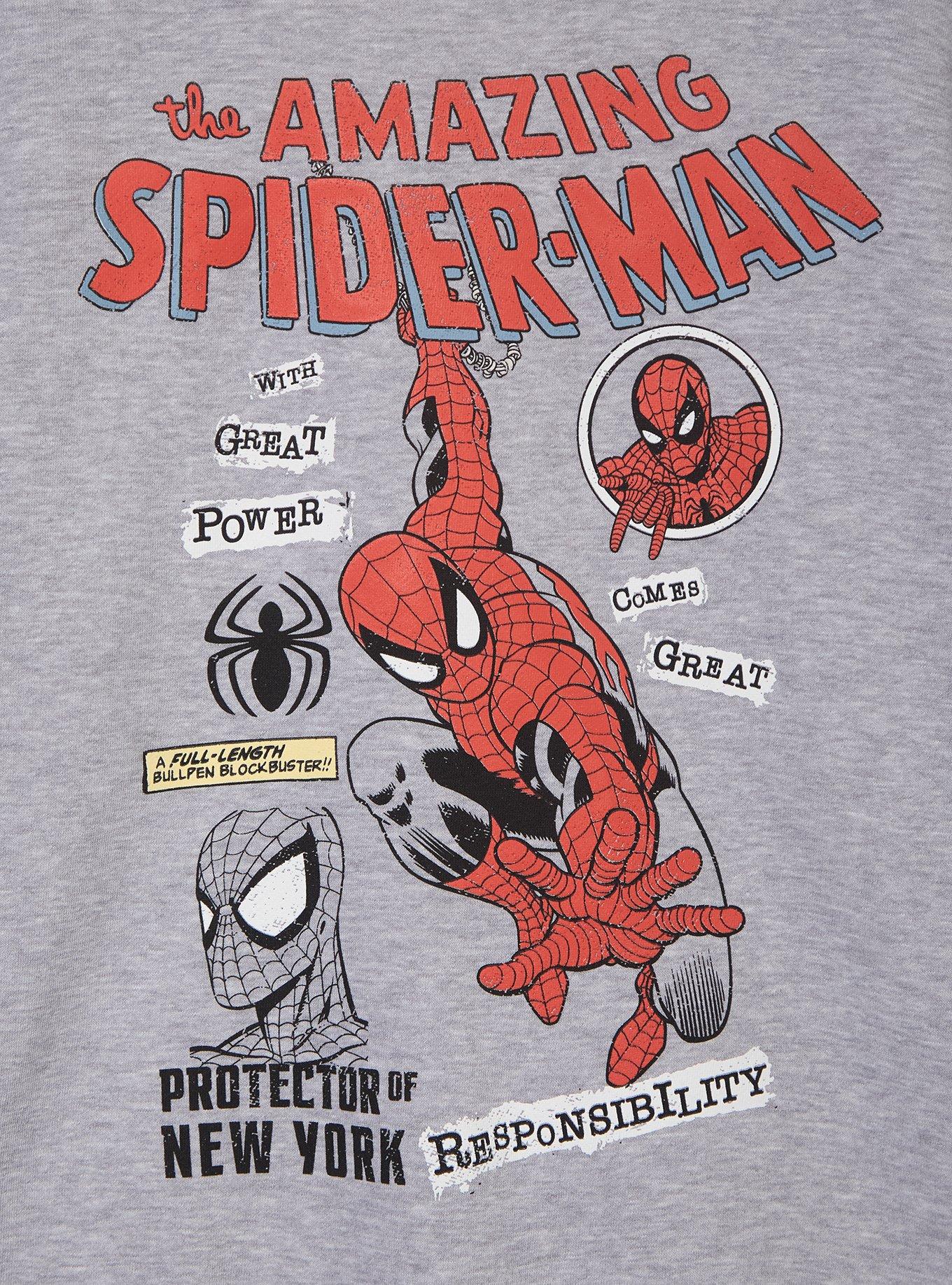 Marvel Spider-Man Comic Icons Crewneck - BoxLunch Exclusive, , hi-res