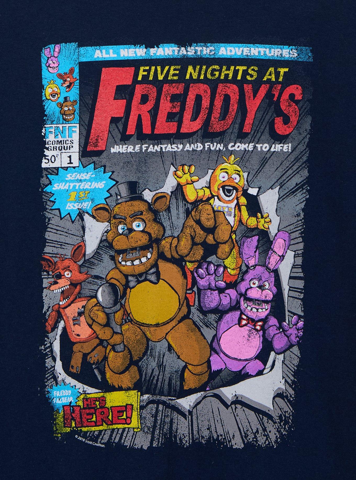 Five Nights At Freddy's Comic Cover Youth T-Shirt - BoxLunch Exclusive, , hi-res