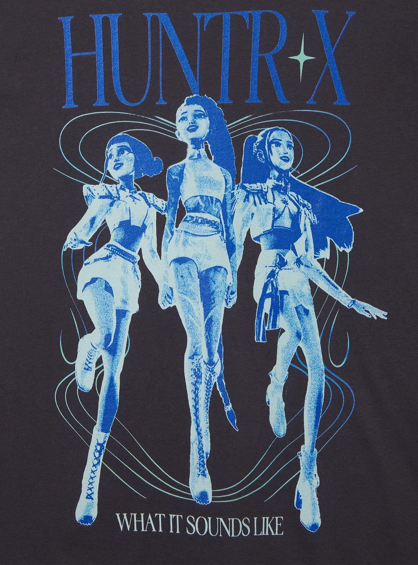 KPop Demon Hunters HUNTR/X Tonal Group Portrait Youth T-Shirt - BoxLunch Exclusive, , hi-res
