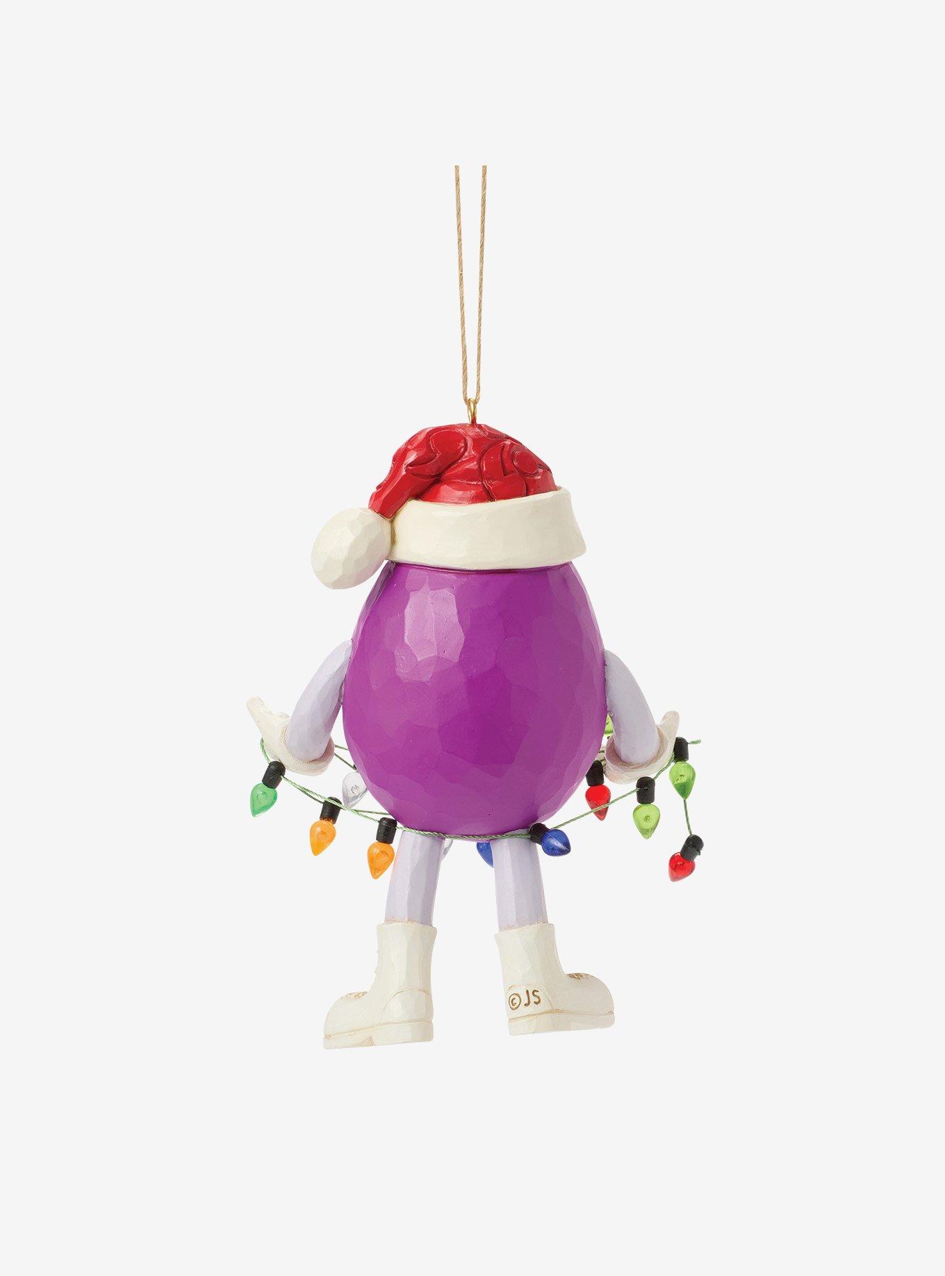 M&M's Purple Character in Lights Ornament, , hi-res