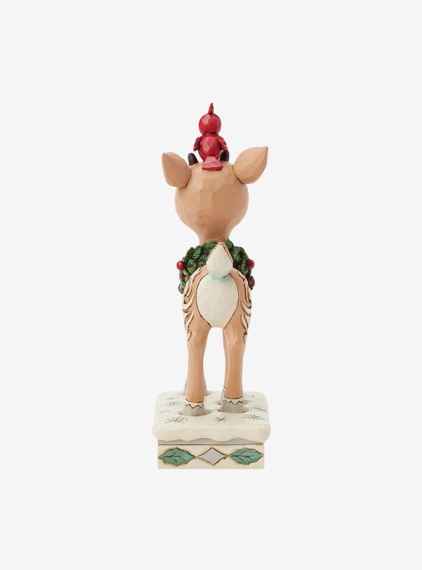 Rudolph The Red-Nosed Reindeer Woodland With Cardinal Figure, , hi-res