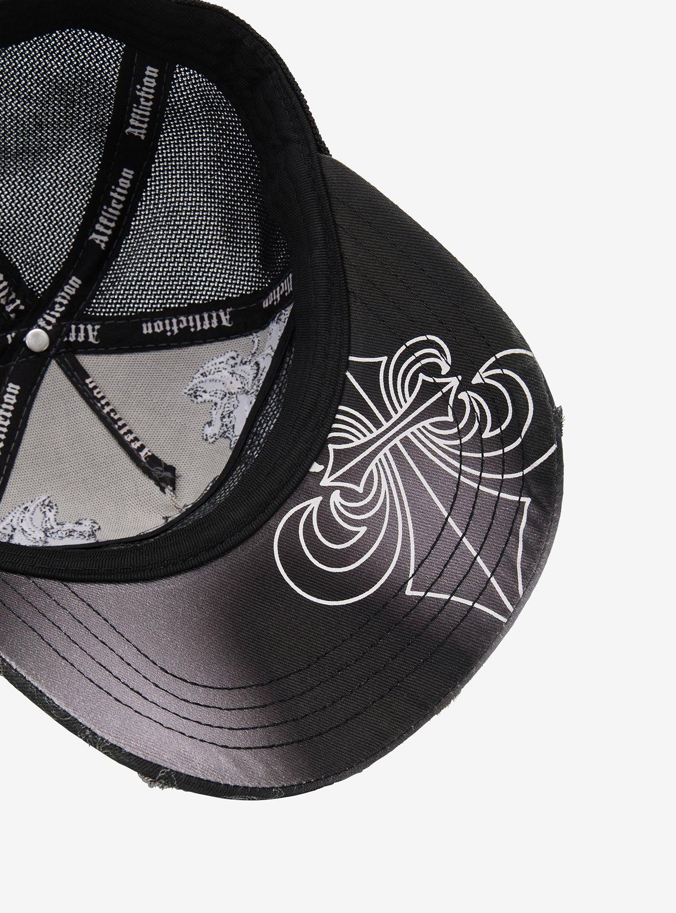 Affliction Cross Destruction Trucker Hat, , alternate