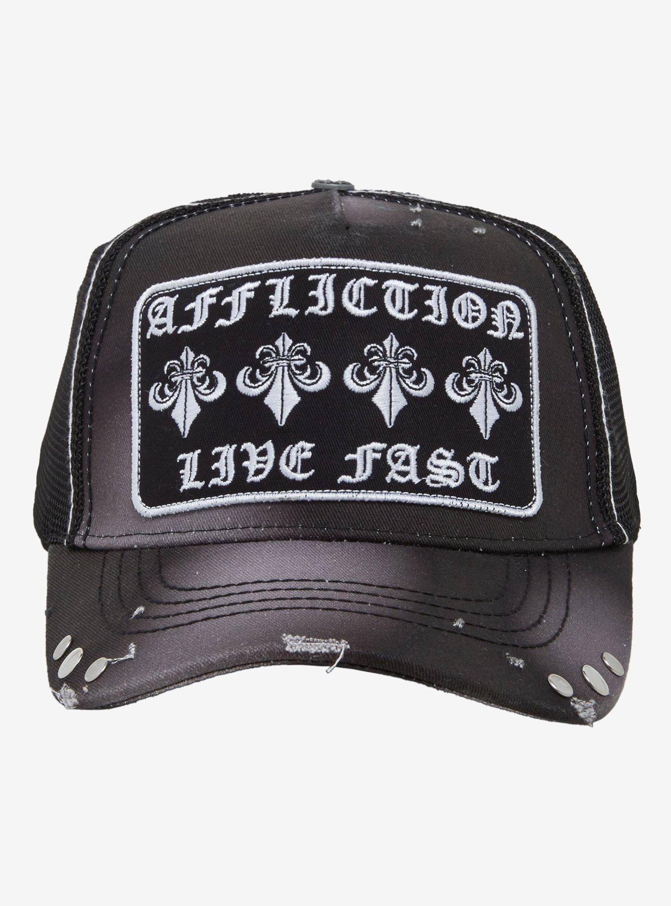 Affliction Live Fast Trucker Hat, , hi-res