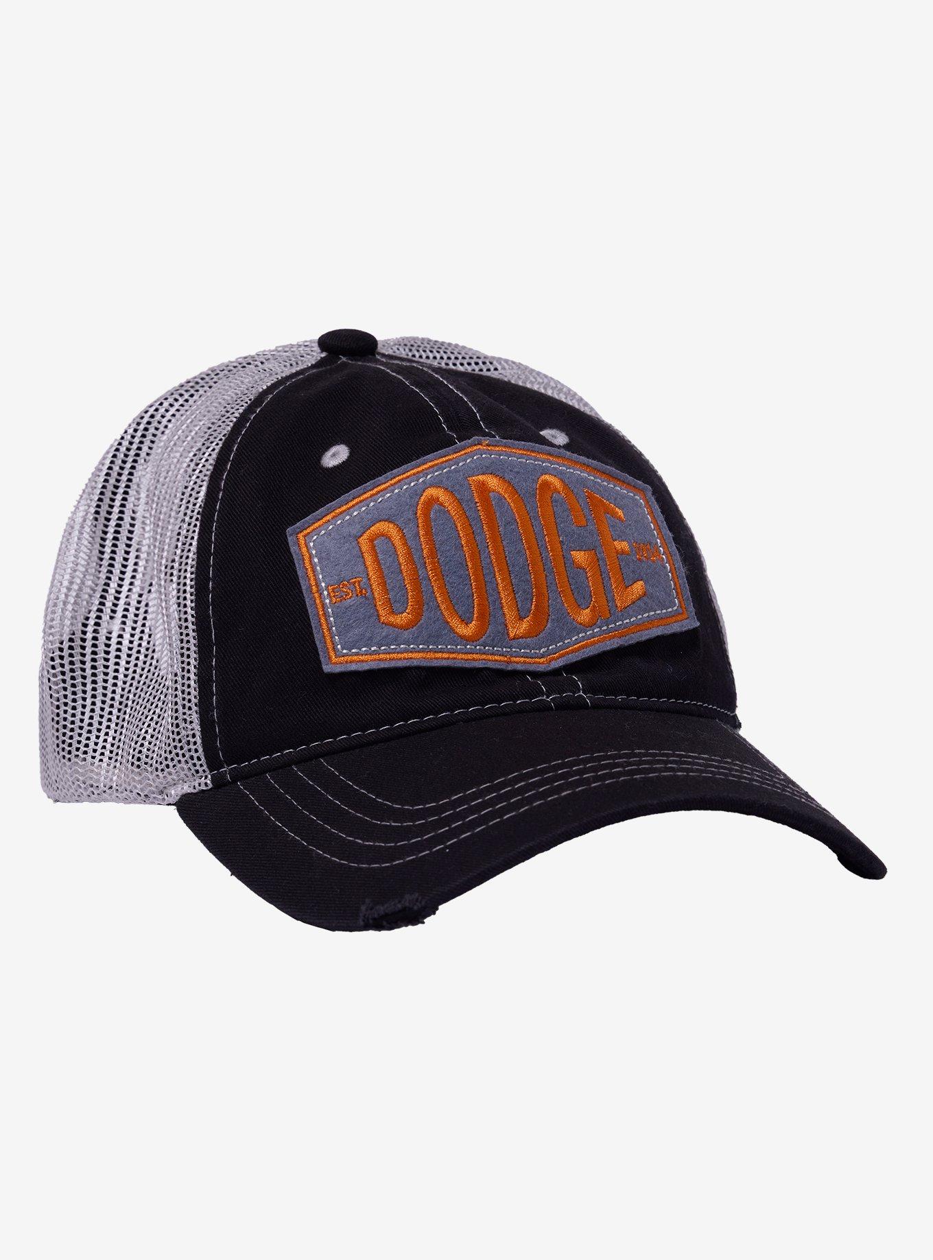Dodge Logo Trucker Hat, , hi-res