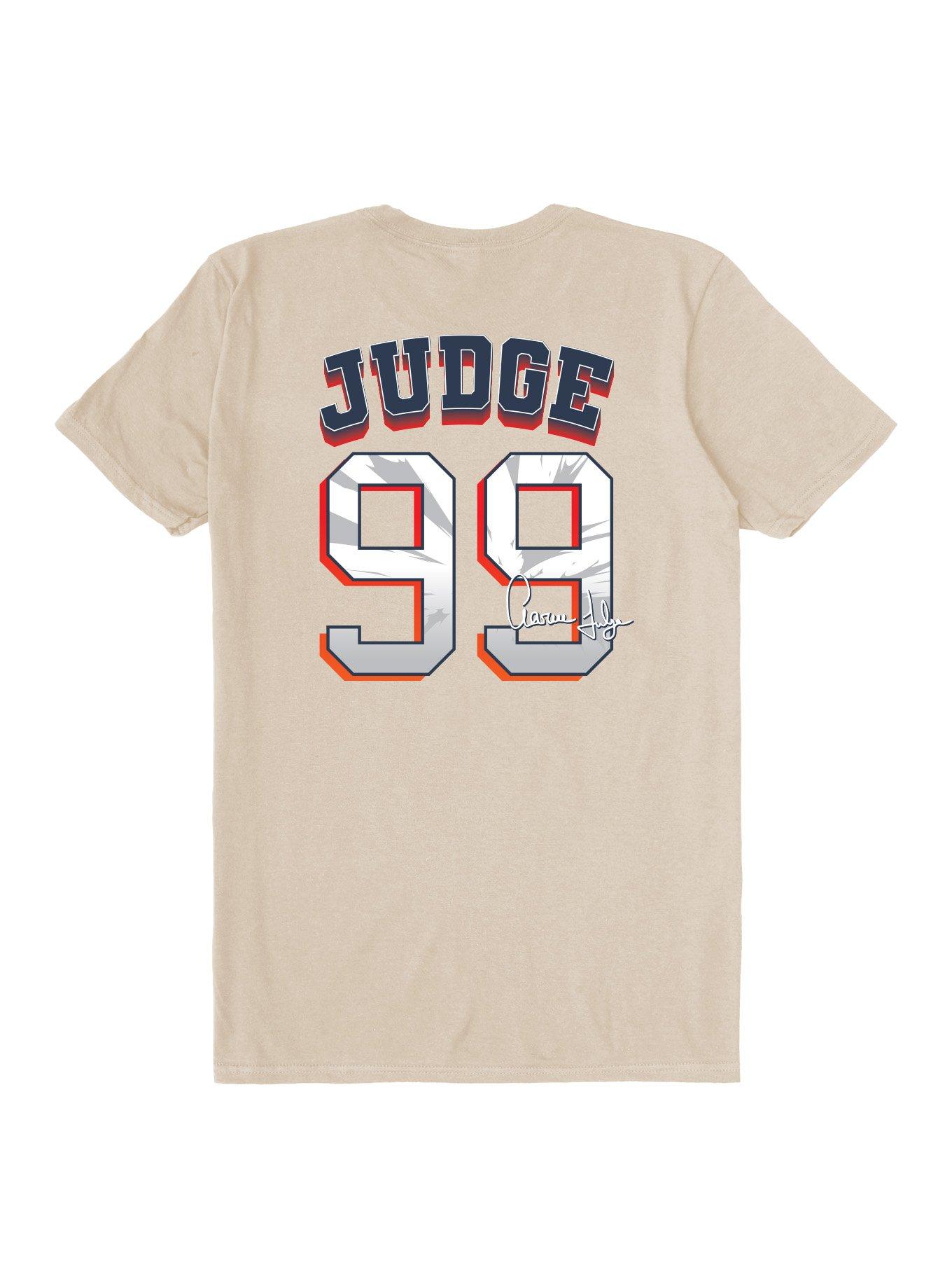 MLB New York Yankees Aaron Judge All Rise T-Shirt Hot Topic Exclusive, SAND, alternate