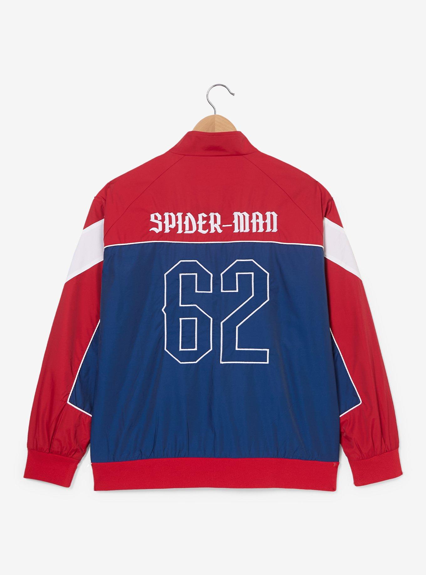 Marvel Spider-Man Soccer Warm-Up Jacket - BoxLunch Exclusive, RED, alternate - view 2
