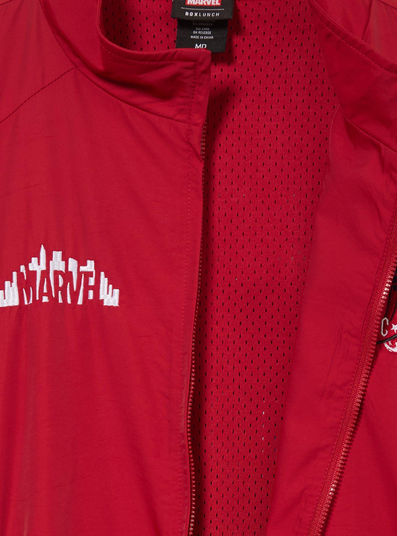 Marvel Spider-Man Soccer Warm-Up Jacket - BoxLunch Exclusive, RED, alternate - view 5