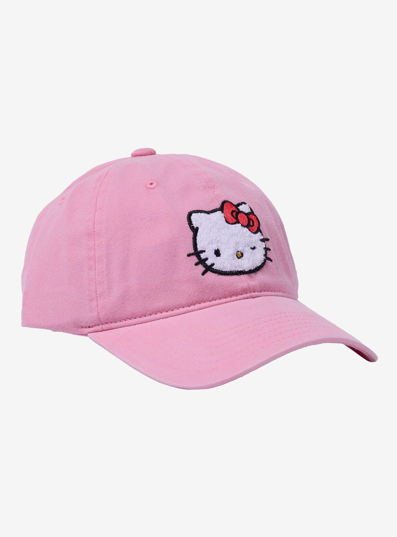 Hello Kitty Fuzzy Patch Dad Cap, , hi-res