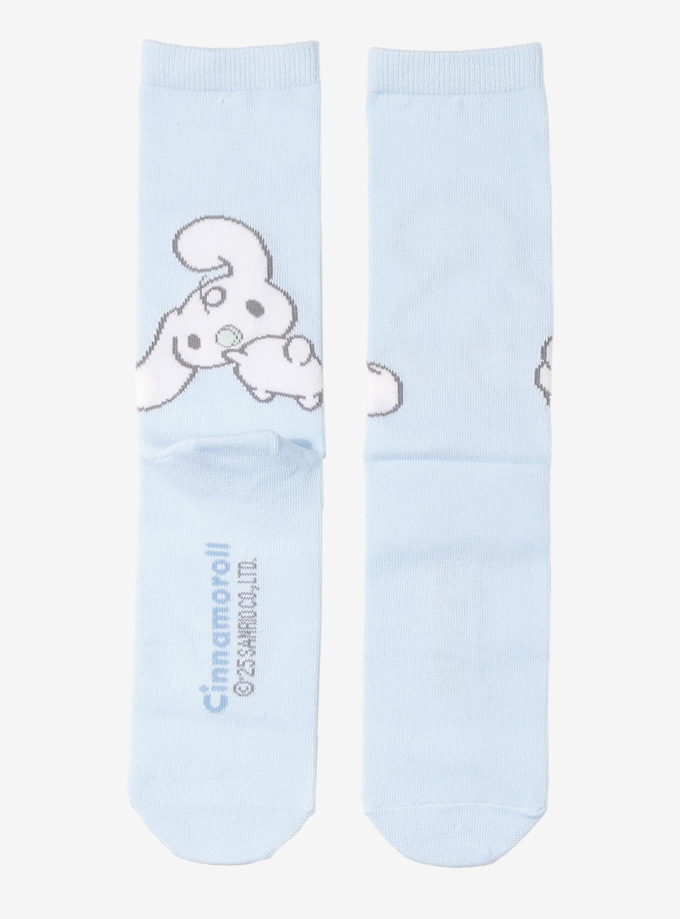 Sanrio Japan Originals Cinnamoroll & Milk Mismatch Crew Socks, , hi-res