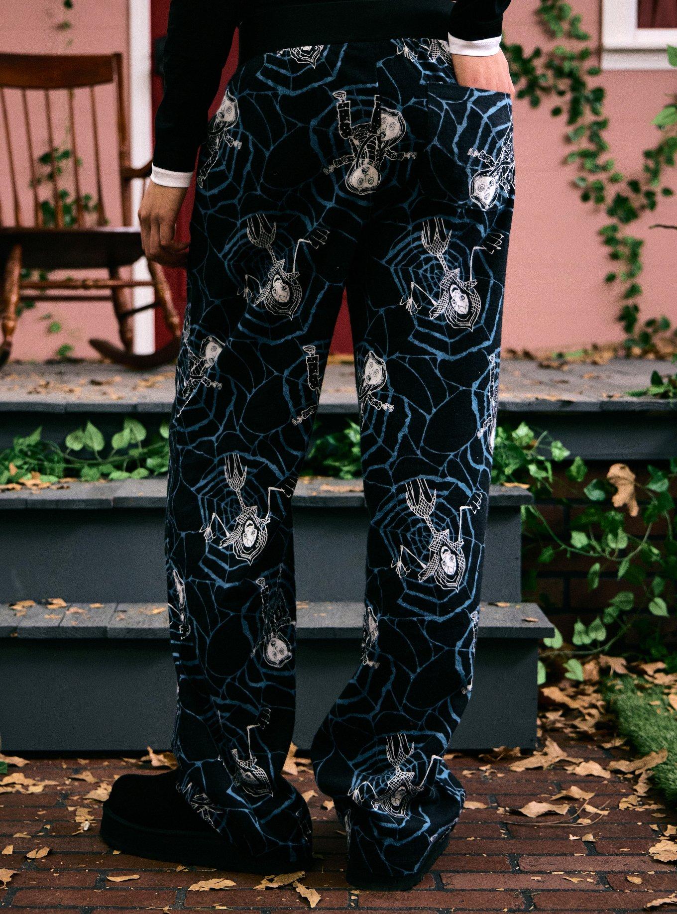 Coraline Spiderweb Girls Lounge Pants, MULTI, alternate - view 3