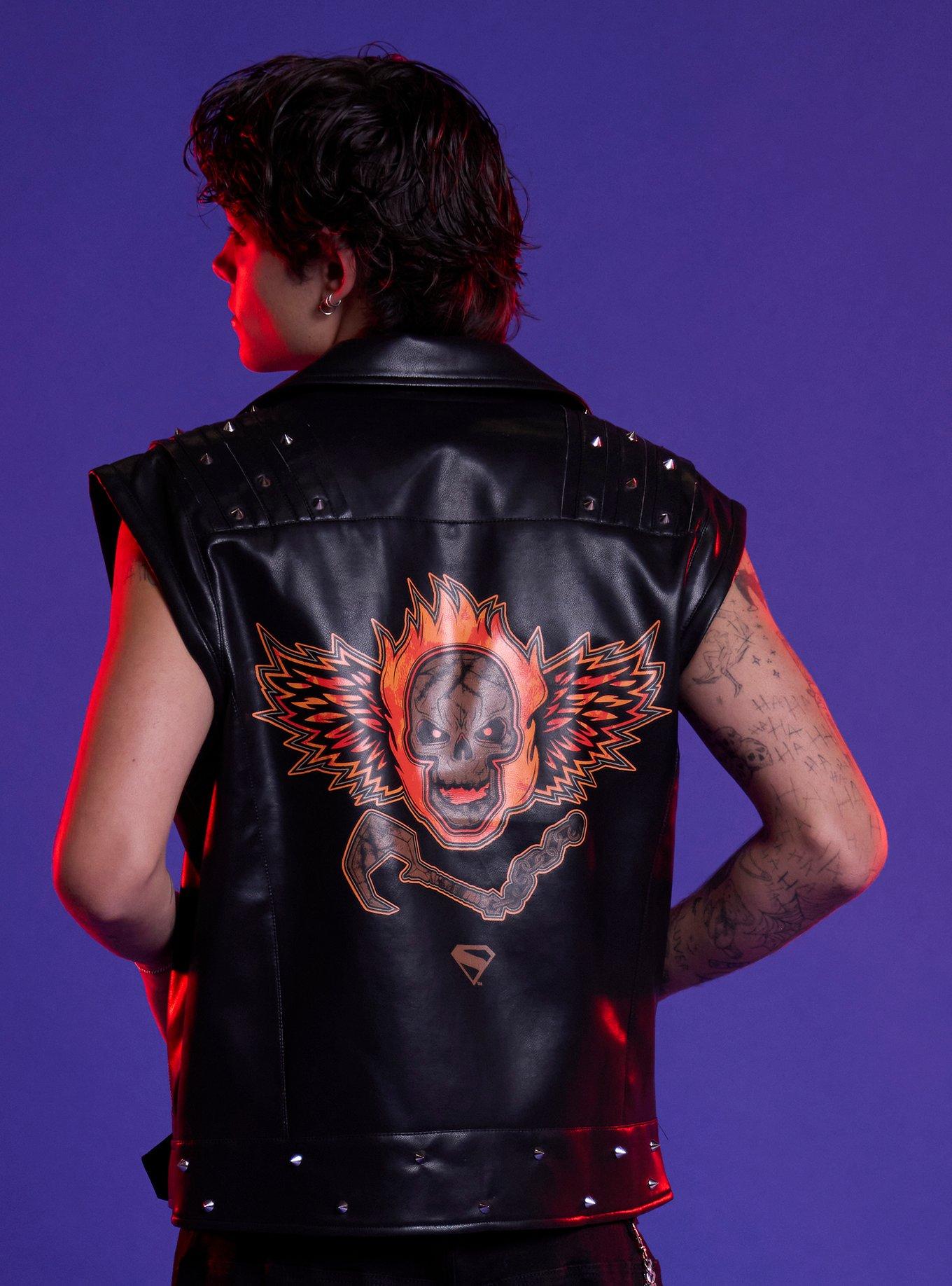 DC Comics Supergirl Lobo Moto Vest, , hi-res