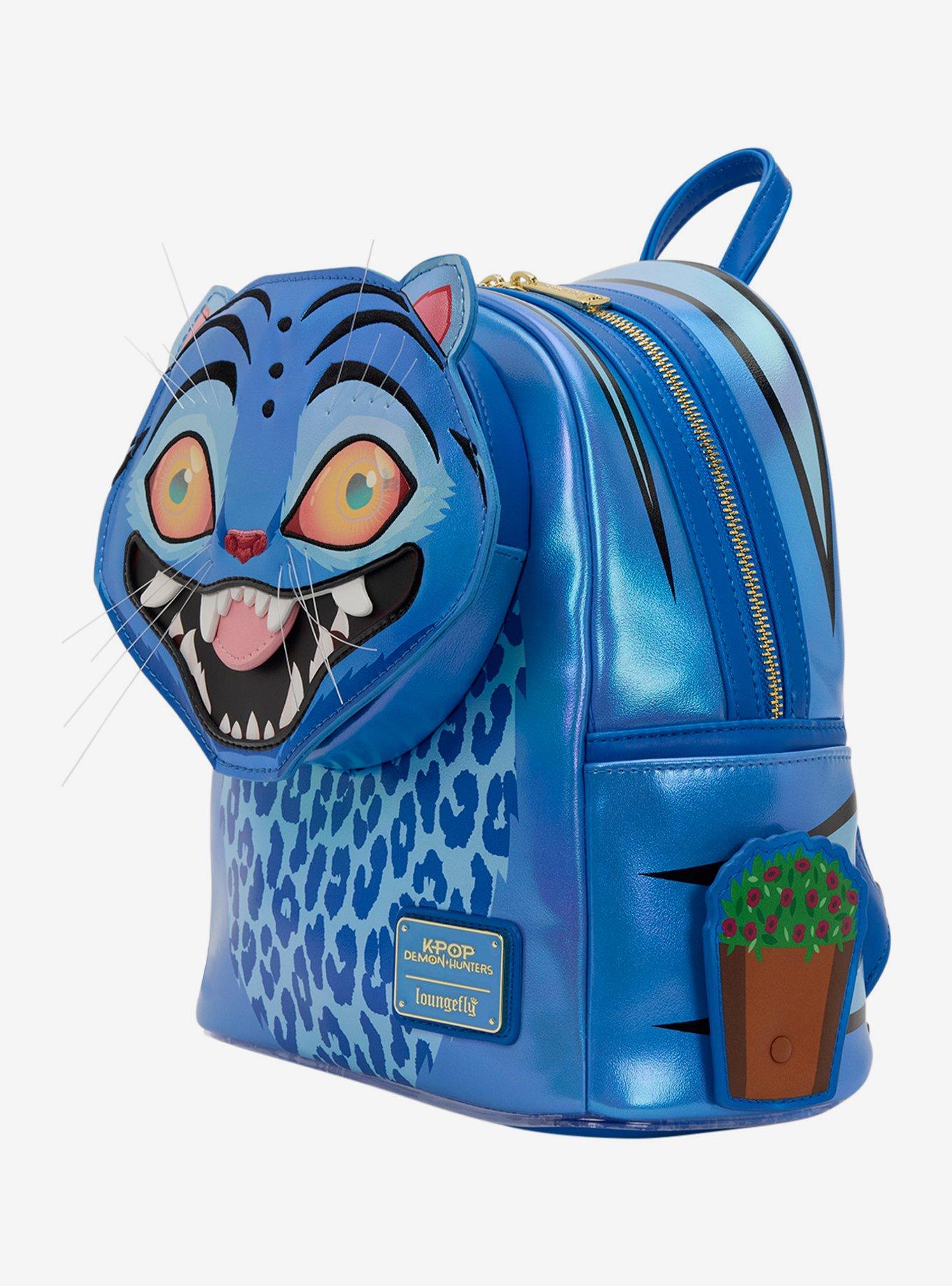 Loungefly KPop Demon Hunters Derpy Tiger Light-Up Figural Mini Backpack with Sussie Bag Charm, , alternate