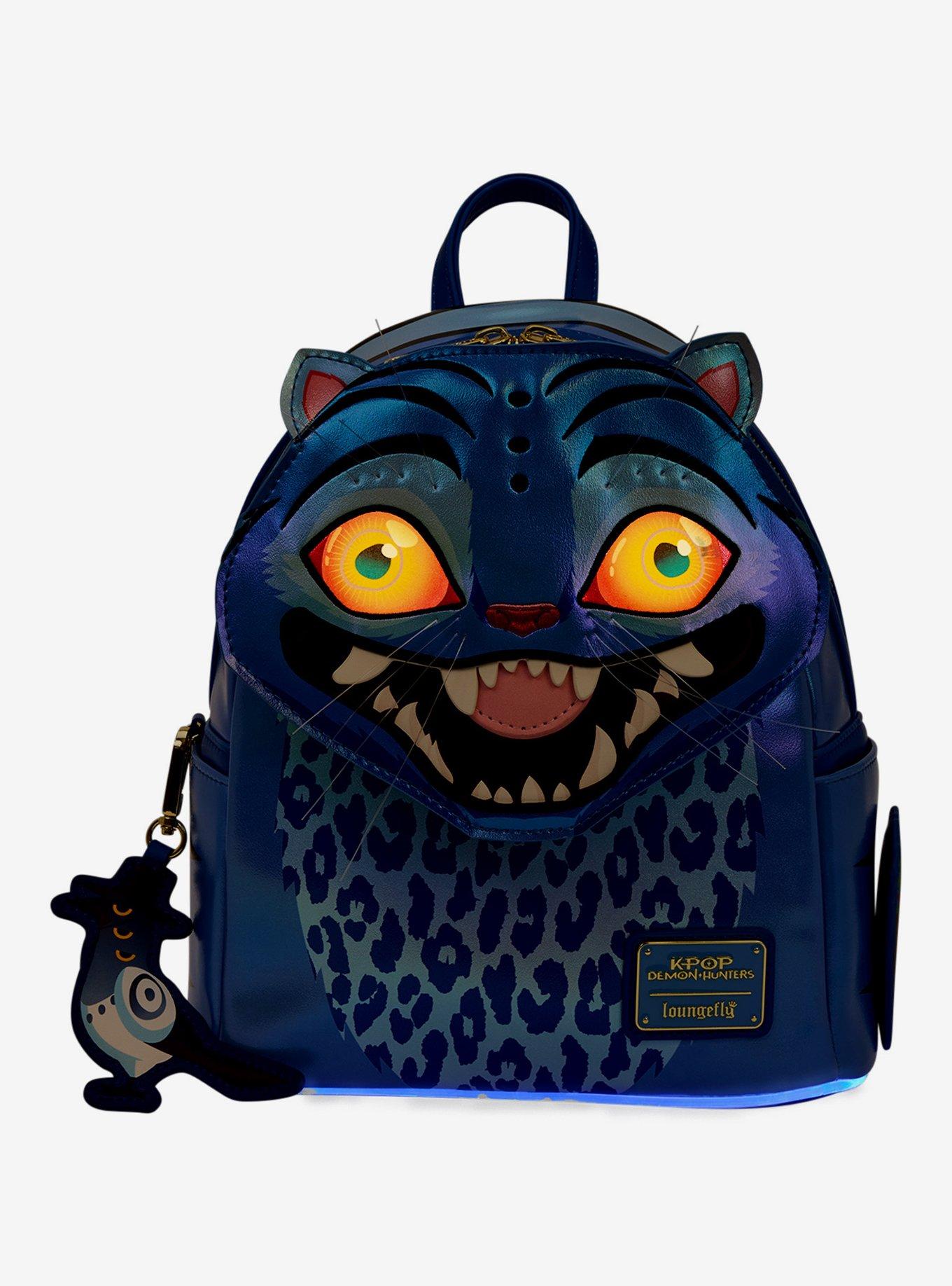 Loungefly KPop Demon Hunters Derpy Tiger Light-Up Figural Mini Backpack with Sussie Bag Charm, , alternate