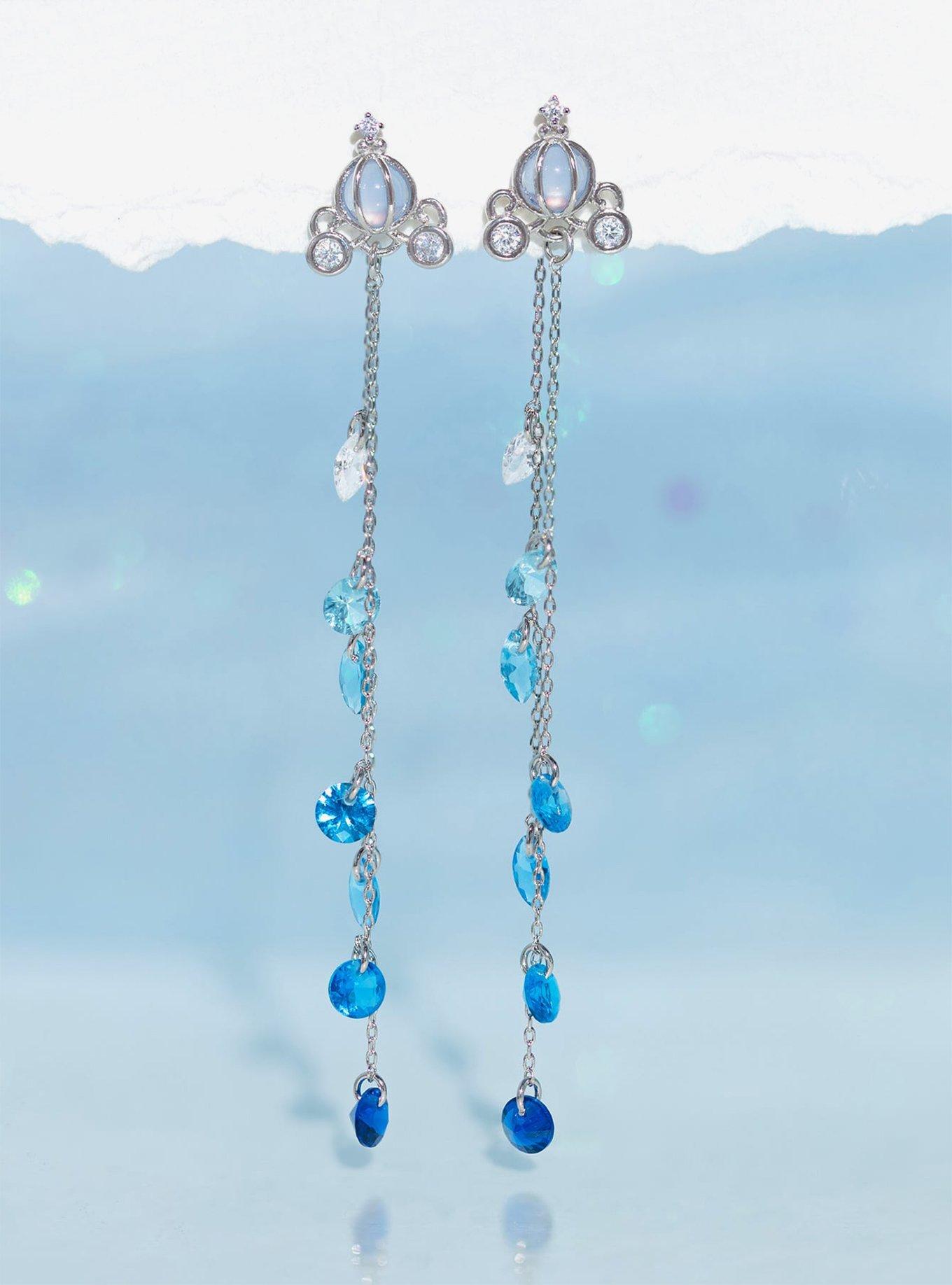 Disney X Girls Crew Cinderella Carriage Drop Earrings, , hi-res