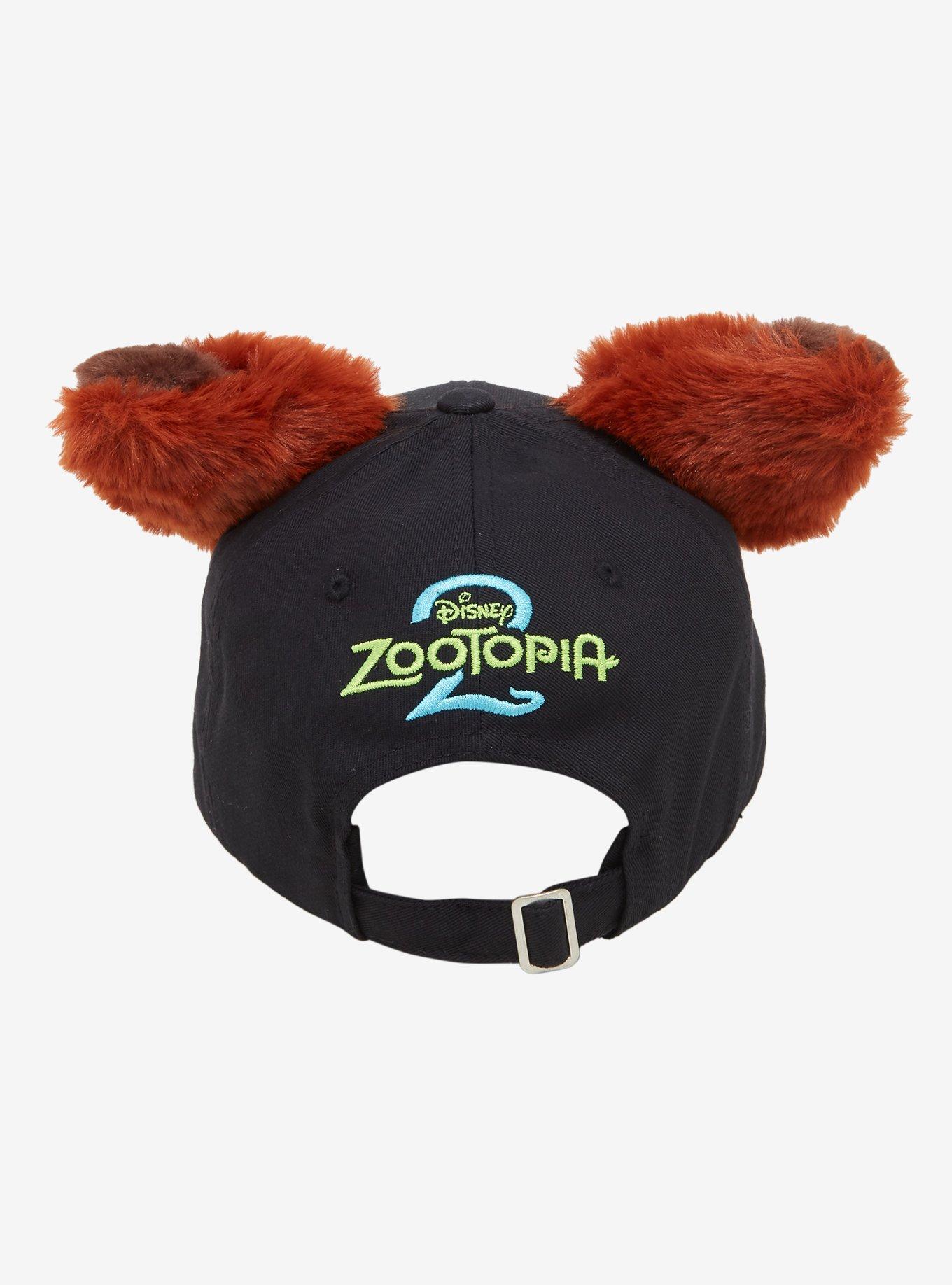 Disney Zootopia 2 Nick Wilde Plush Ears Dad Cap, , alternate