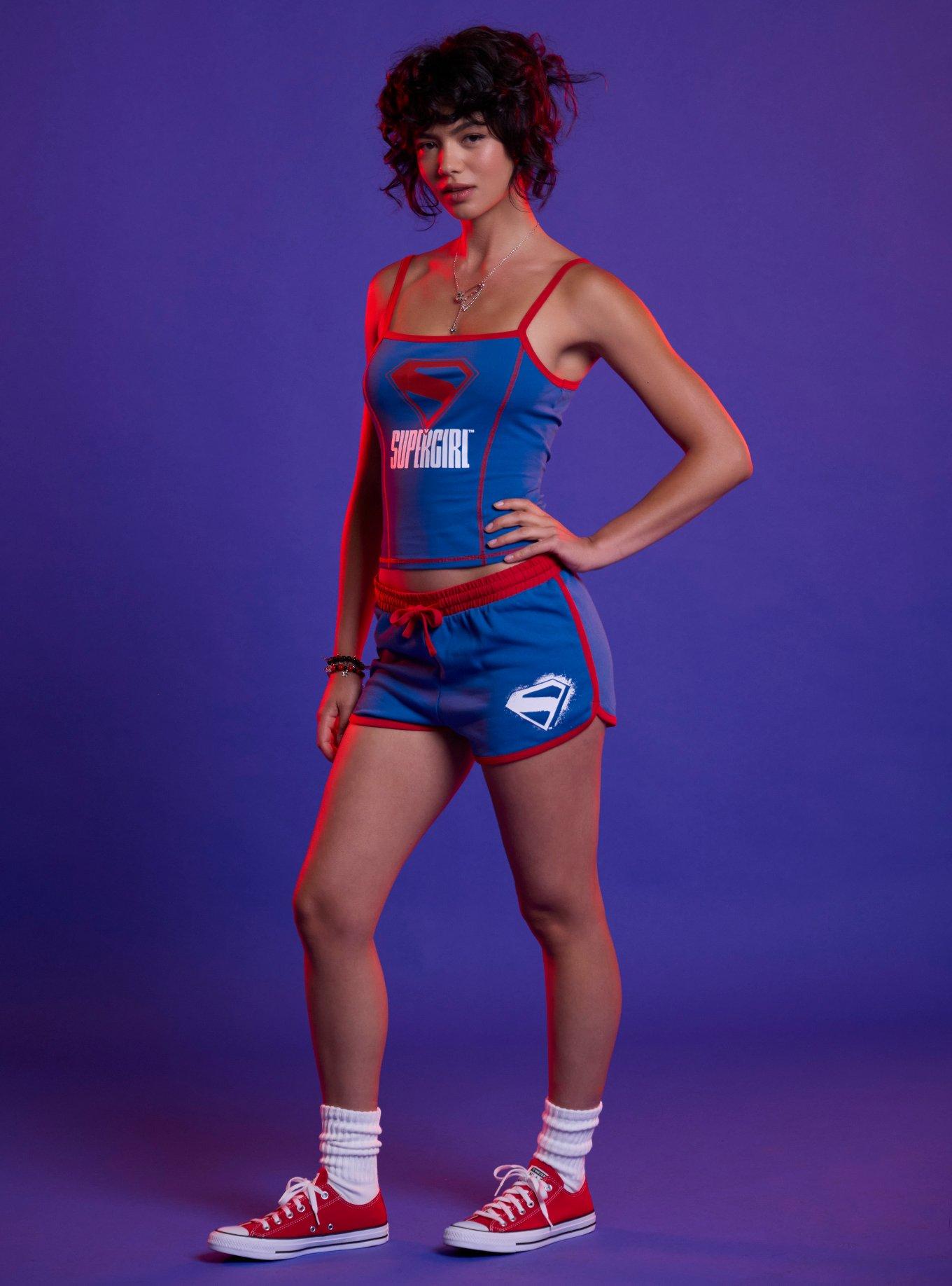 DC Comics Supergirl Logo Crop Girls Cami, , hi-res