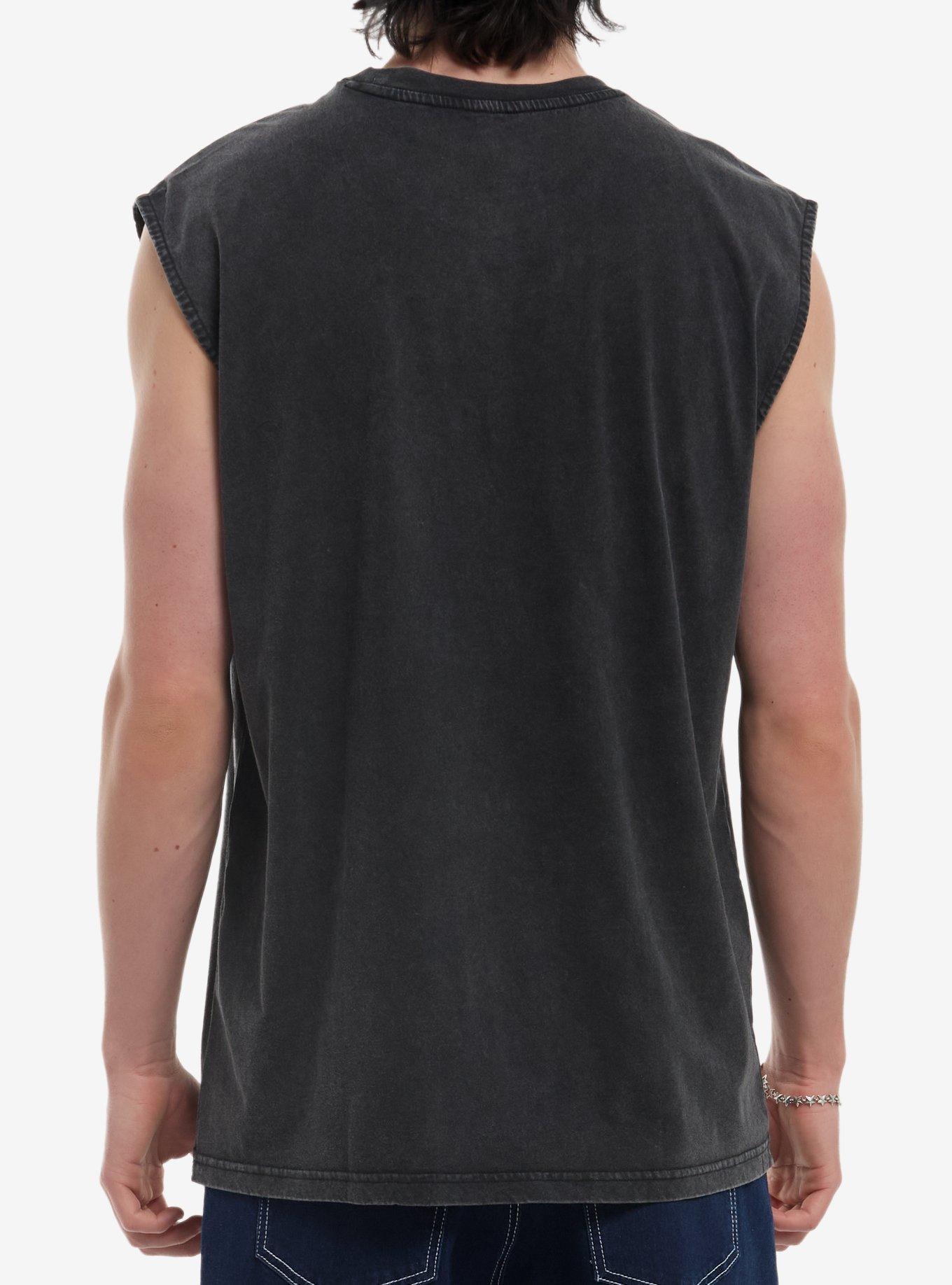 Star Wars Darth Vader Mineral Wash Muscle Tank Top, BLACK, alternate
