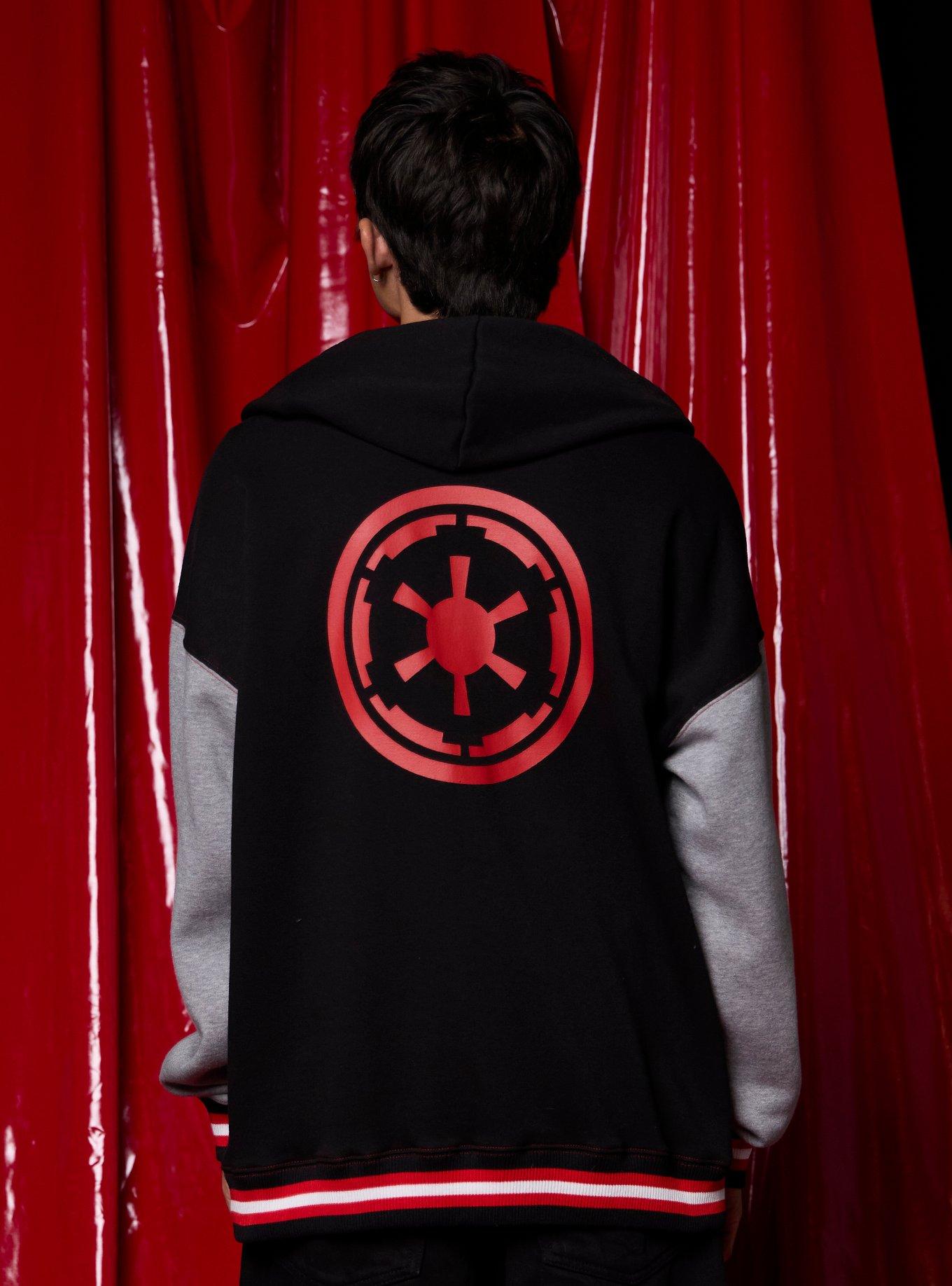 Our Universe Star Wars Darth Vader Varsity Hoodie, BLACK, alternate