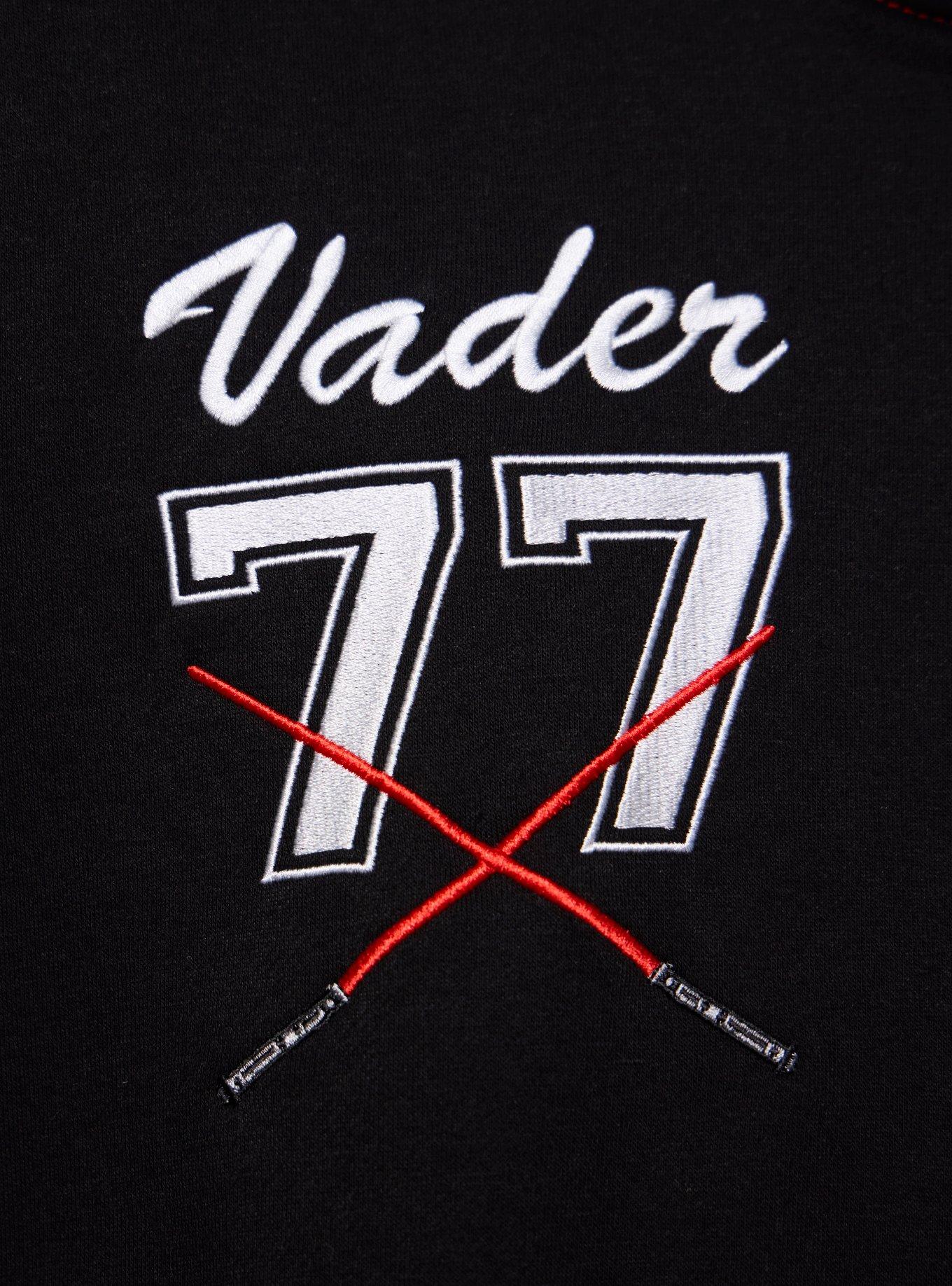 Our Universe Star Wars Darth Vader Varsity Hoodie, BLACK, alternate