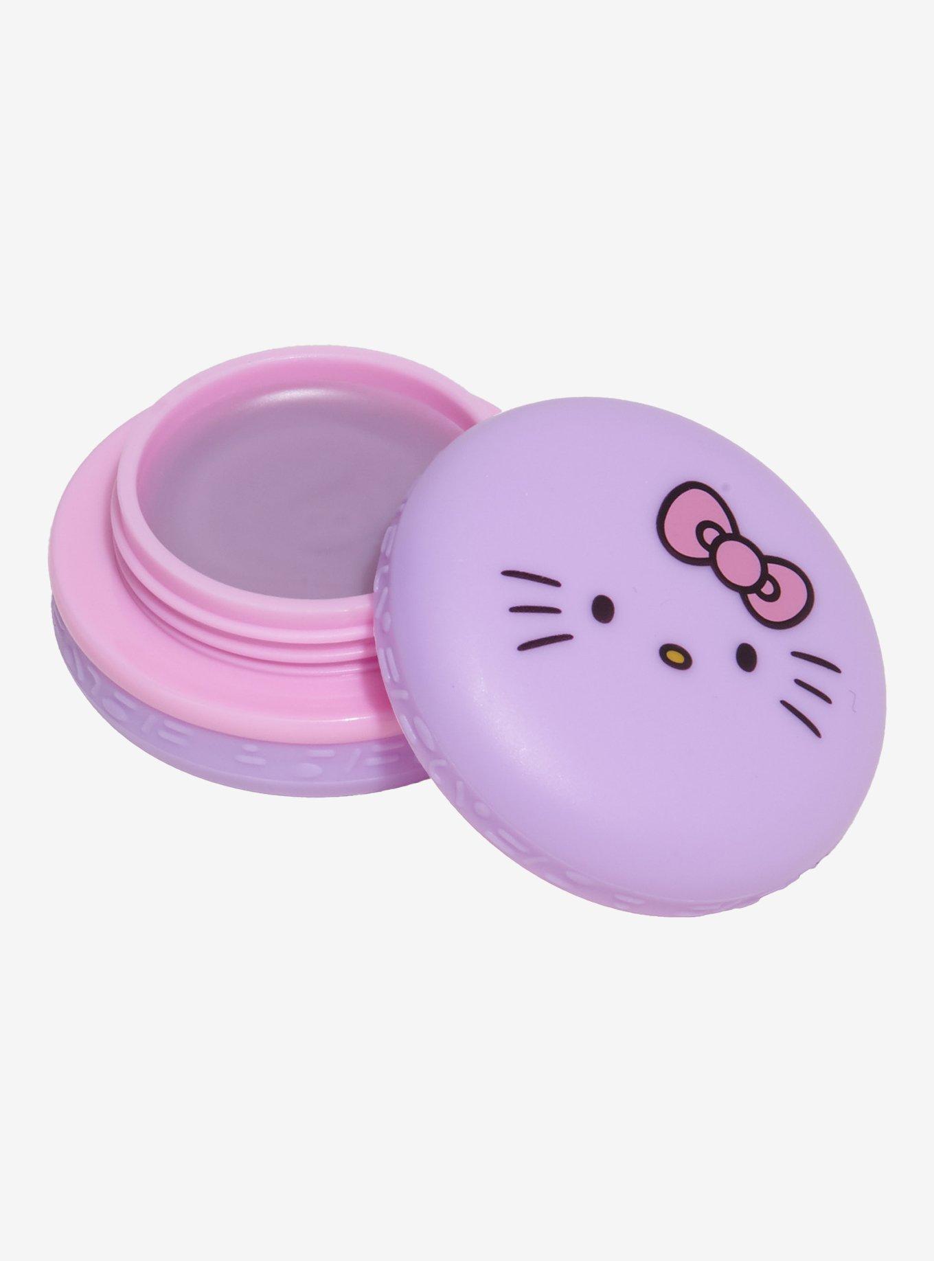 The Crème Shop Hello Kitty Rainbow Sherbet Macaron Lip Balm, , hi-res